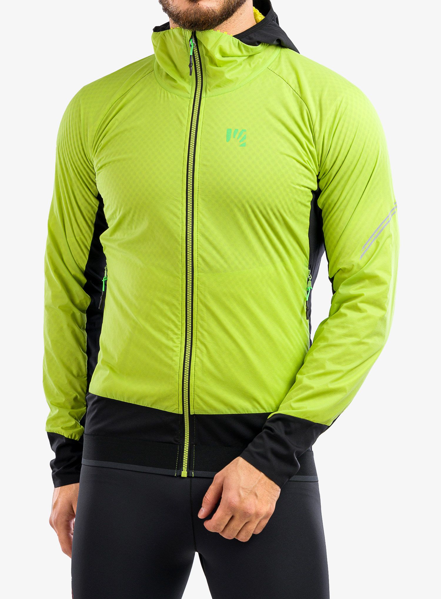 Tekaška jakna Karpos Lavaredo Winter Jacket - lime green/black