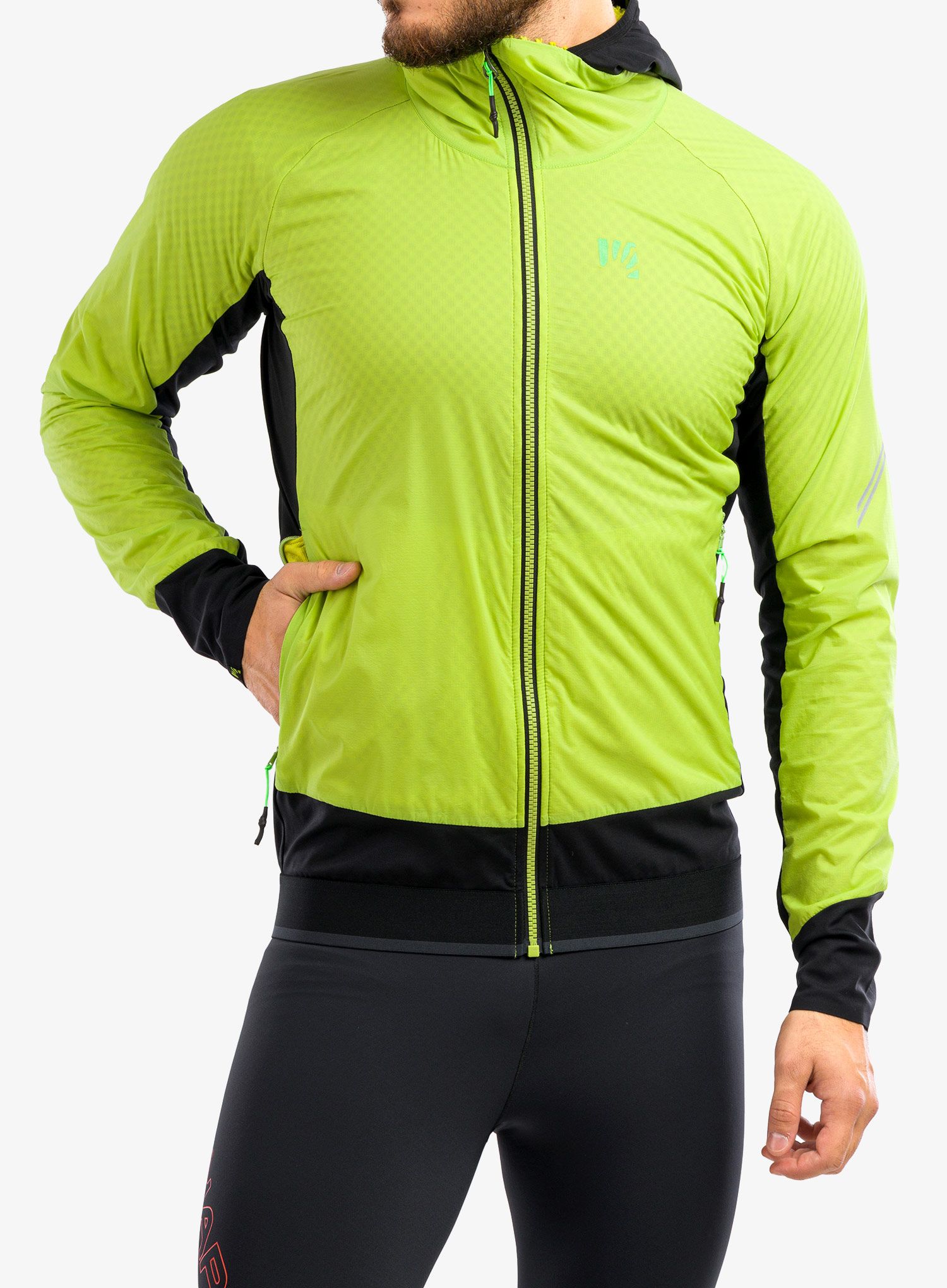 Tekaška jakna Karpos Lavaredo Winter Jacket - lime green/black