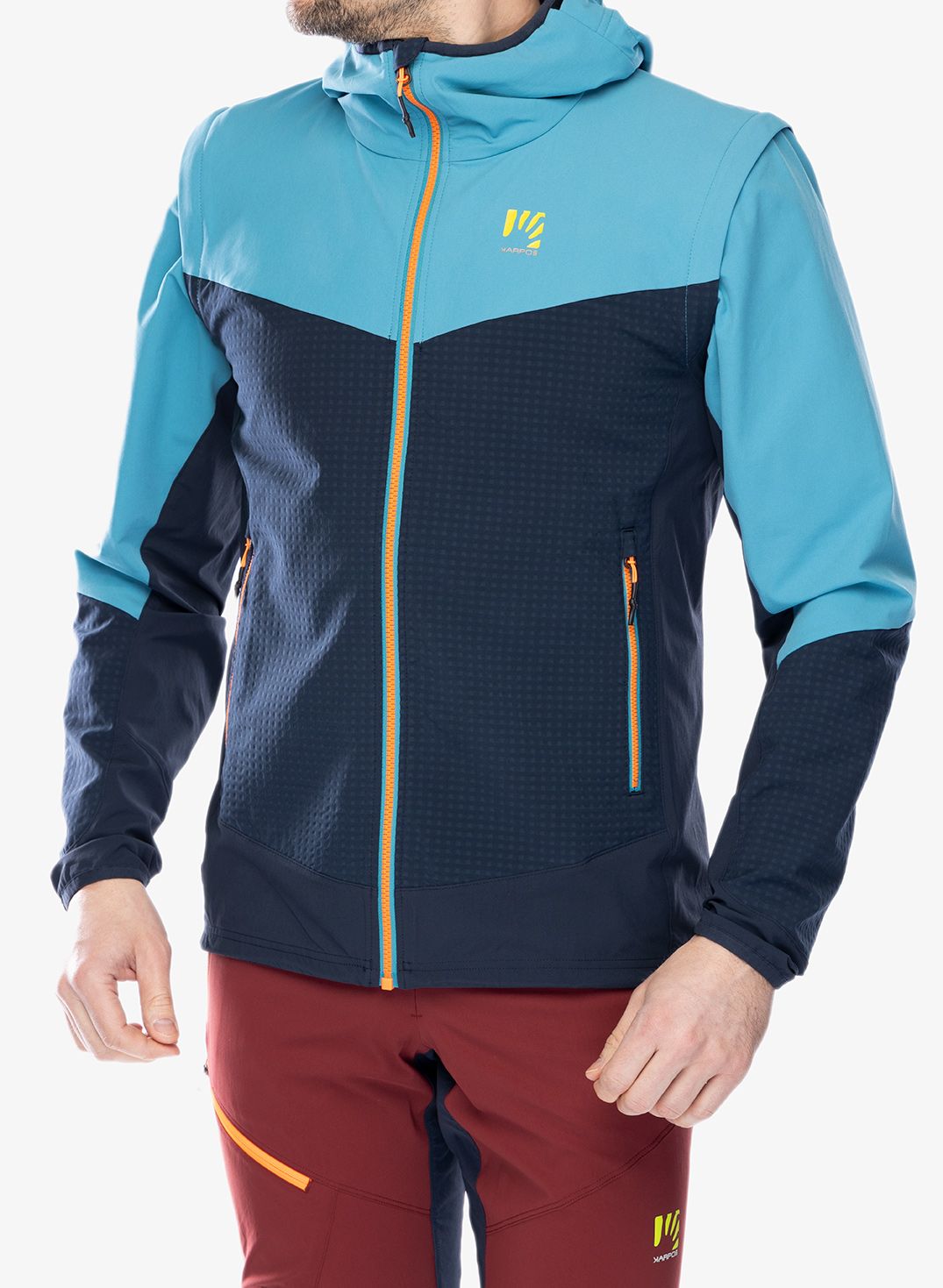 Jakna Karpos Lede  Convertible Jacket - outer space/larkspur