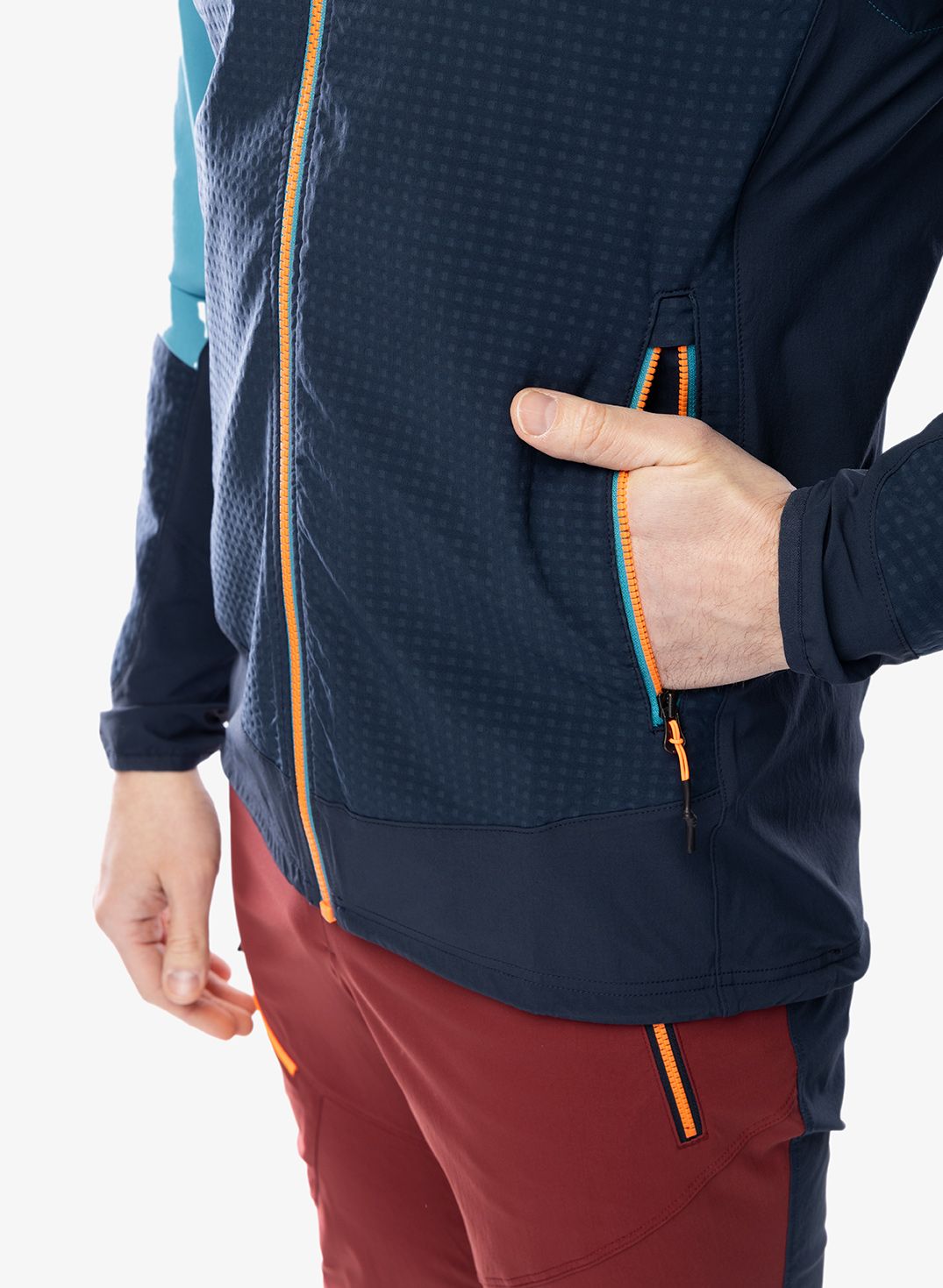 Jakna Karpos Lede  Convertible Jacket - outer space/larkspur