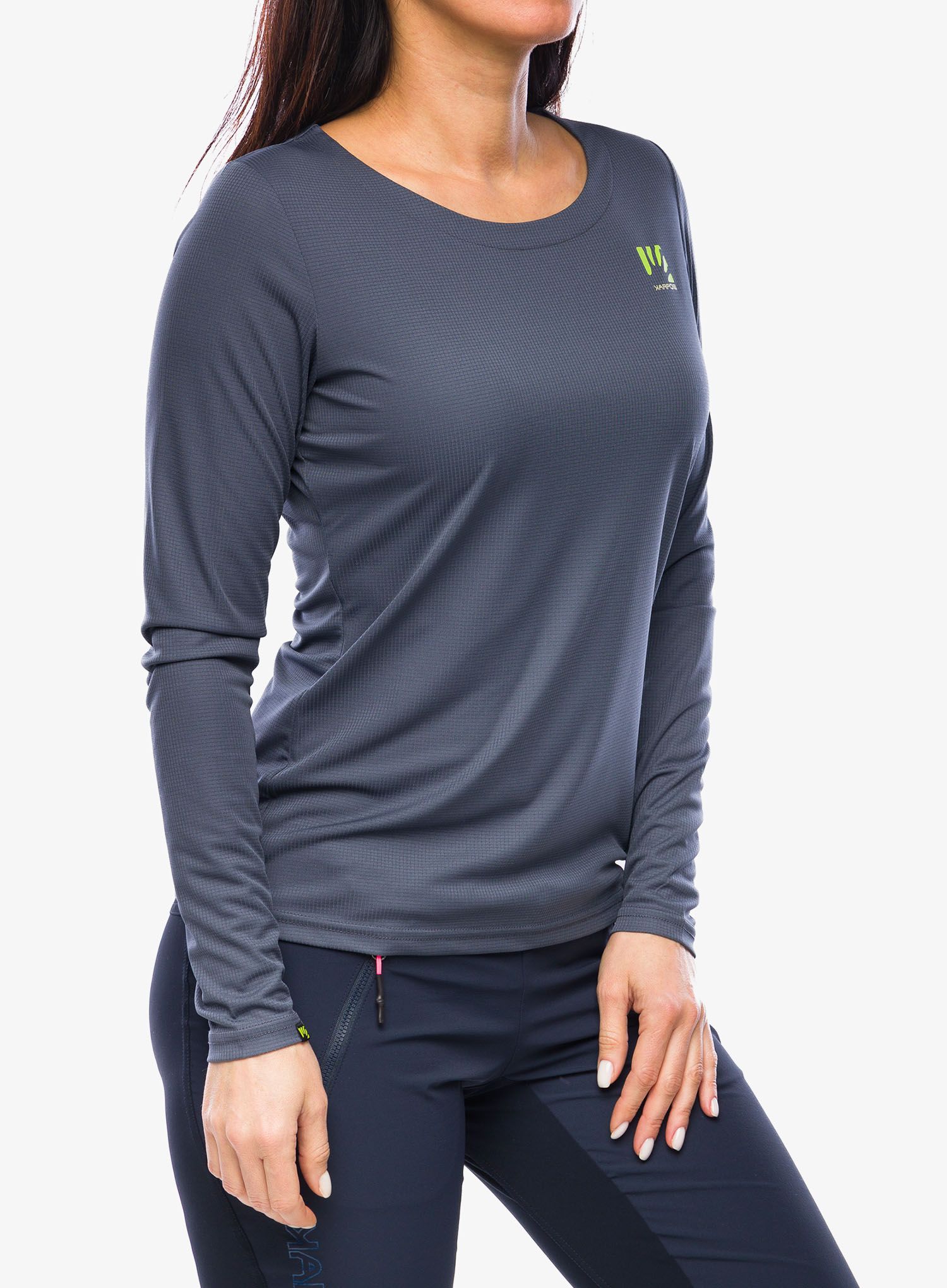 Ženska majica z dolgimi rokavi Karpos Loma Jersey LS - ombre blue/biscay g/valerian
