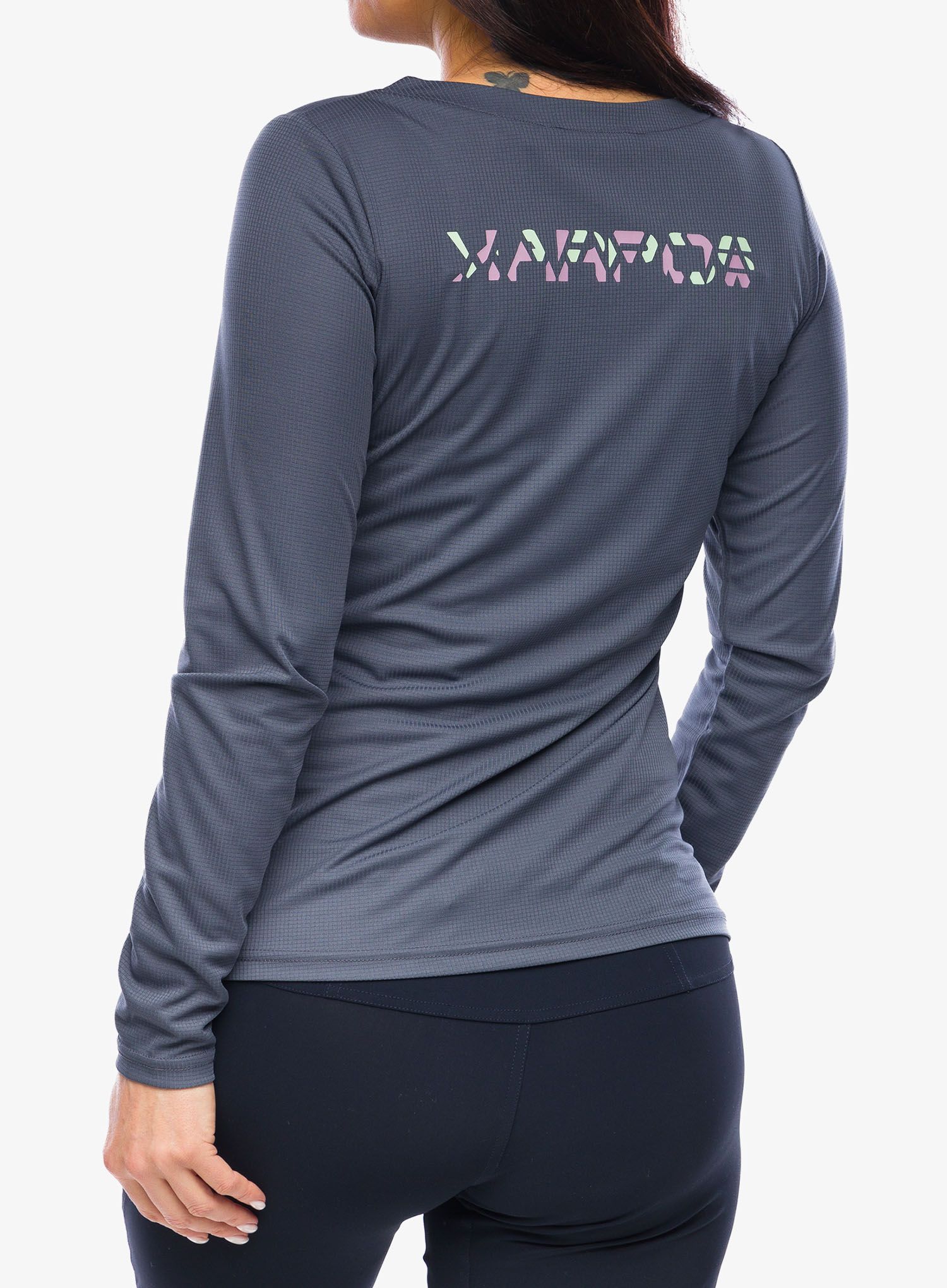 Ženska majica z dolgimi rokavi Karpos Loma Jersey LS - ombre blue/biscay g/valerian