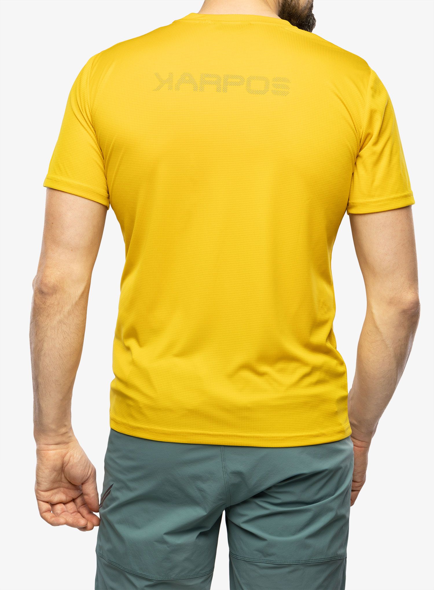 Moška majica Karpos Loma Print Jersey - lemon curry