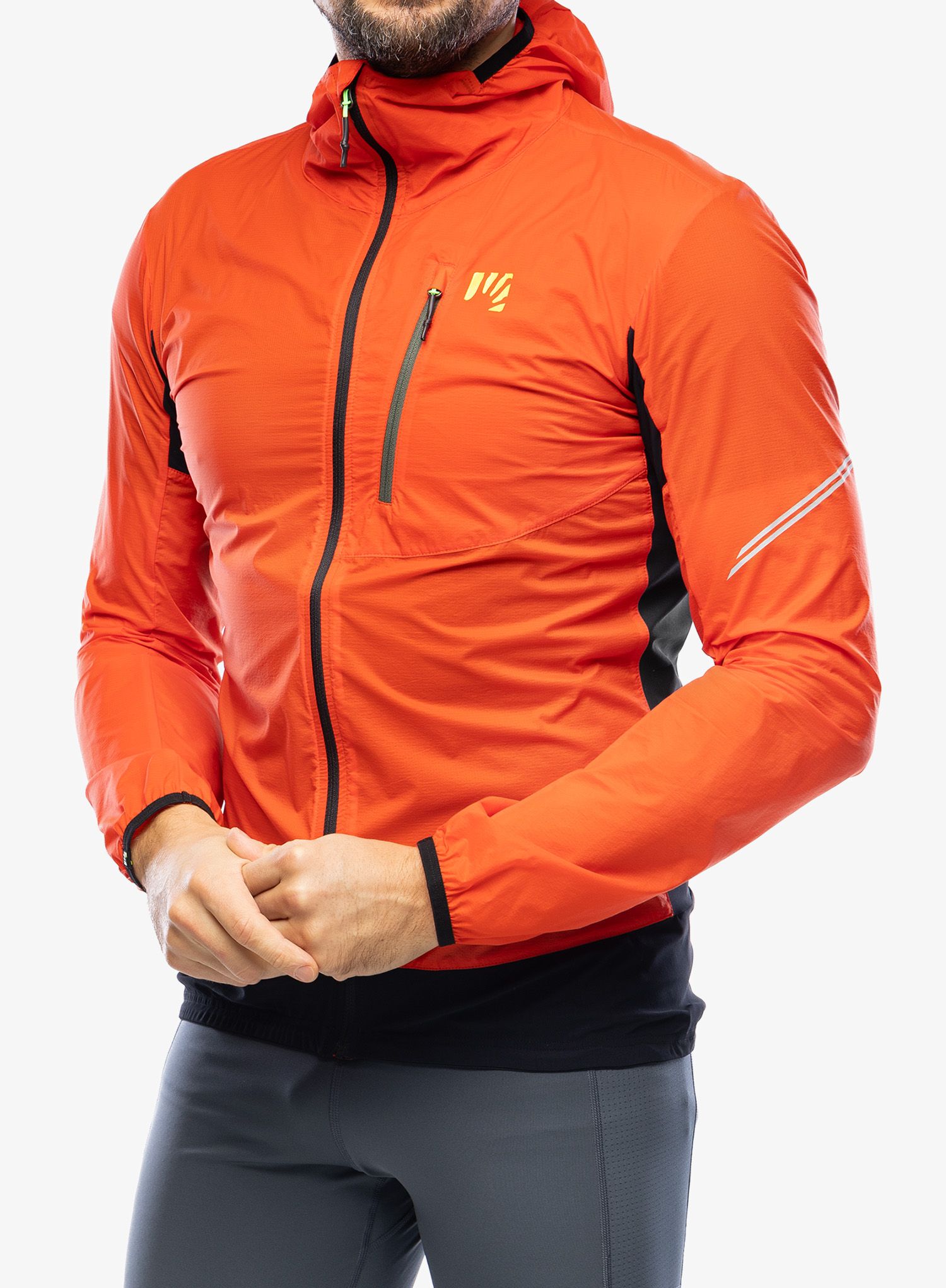 Vetrovka Karpos Lot Evo Jacket - spicy orange/black