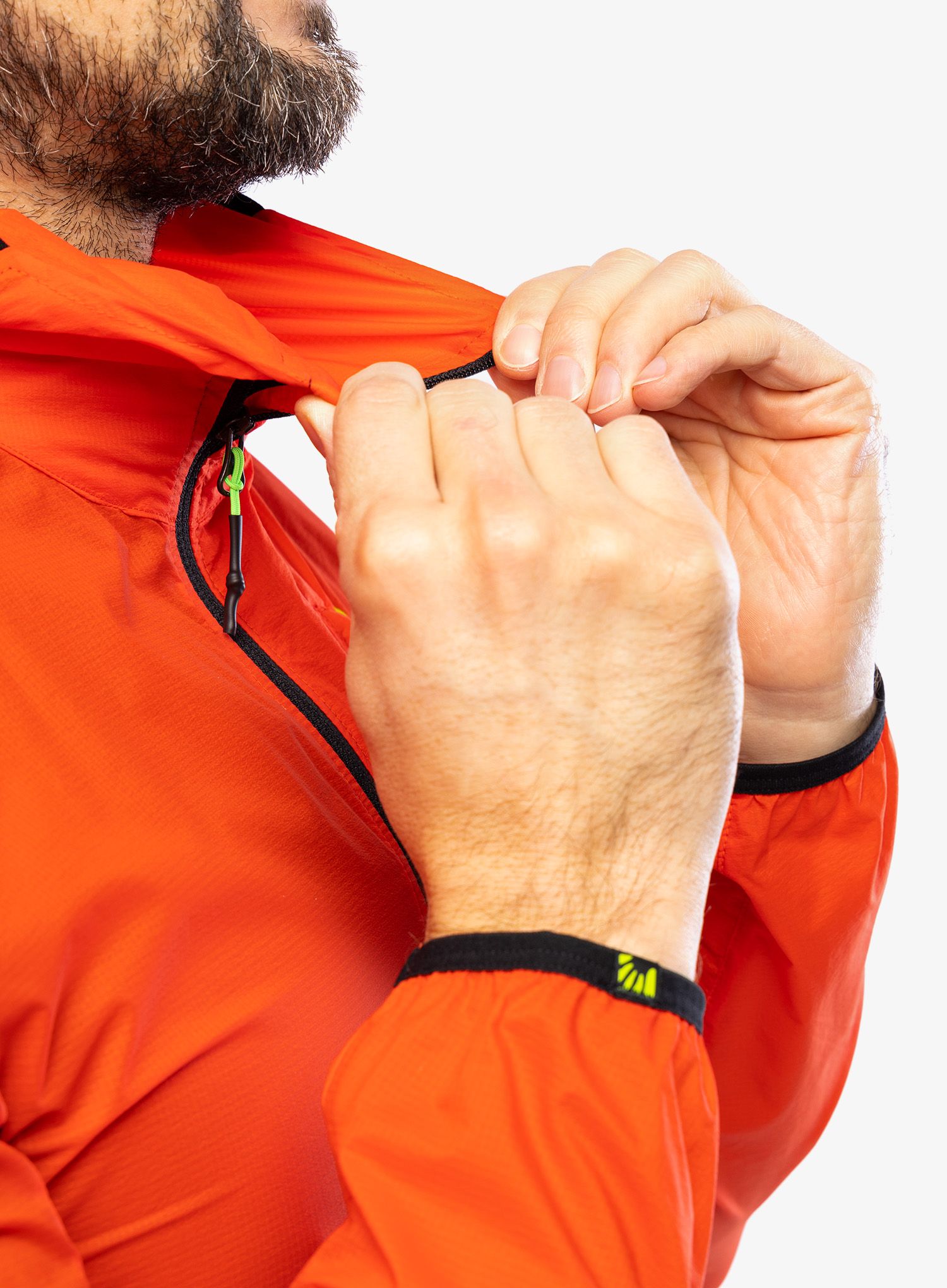 Vetrovka Karpos Lot Evo Jacket - spicy orange/black