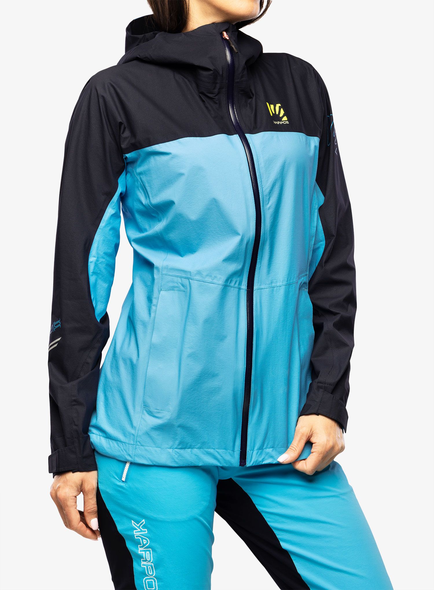 Ženska nepremočljiva jakna Karpos Lot Rain Jacket - blue atoll/sky captain