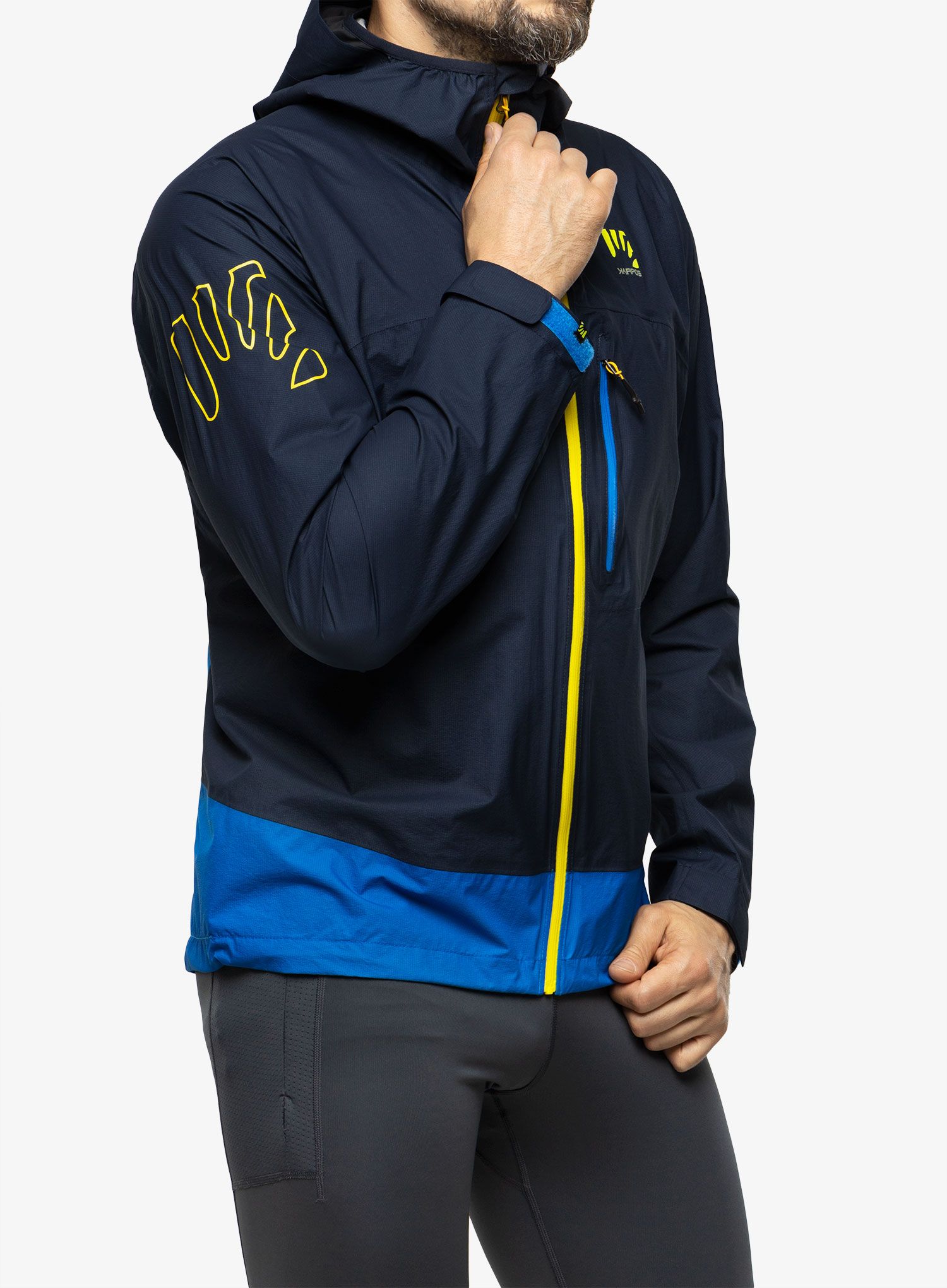Moška jakna Karpos Lot Rain Jacket - outer space/indigo bunting