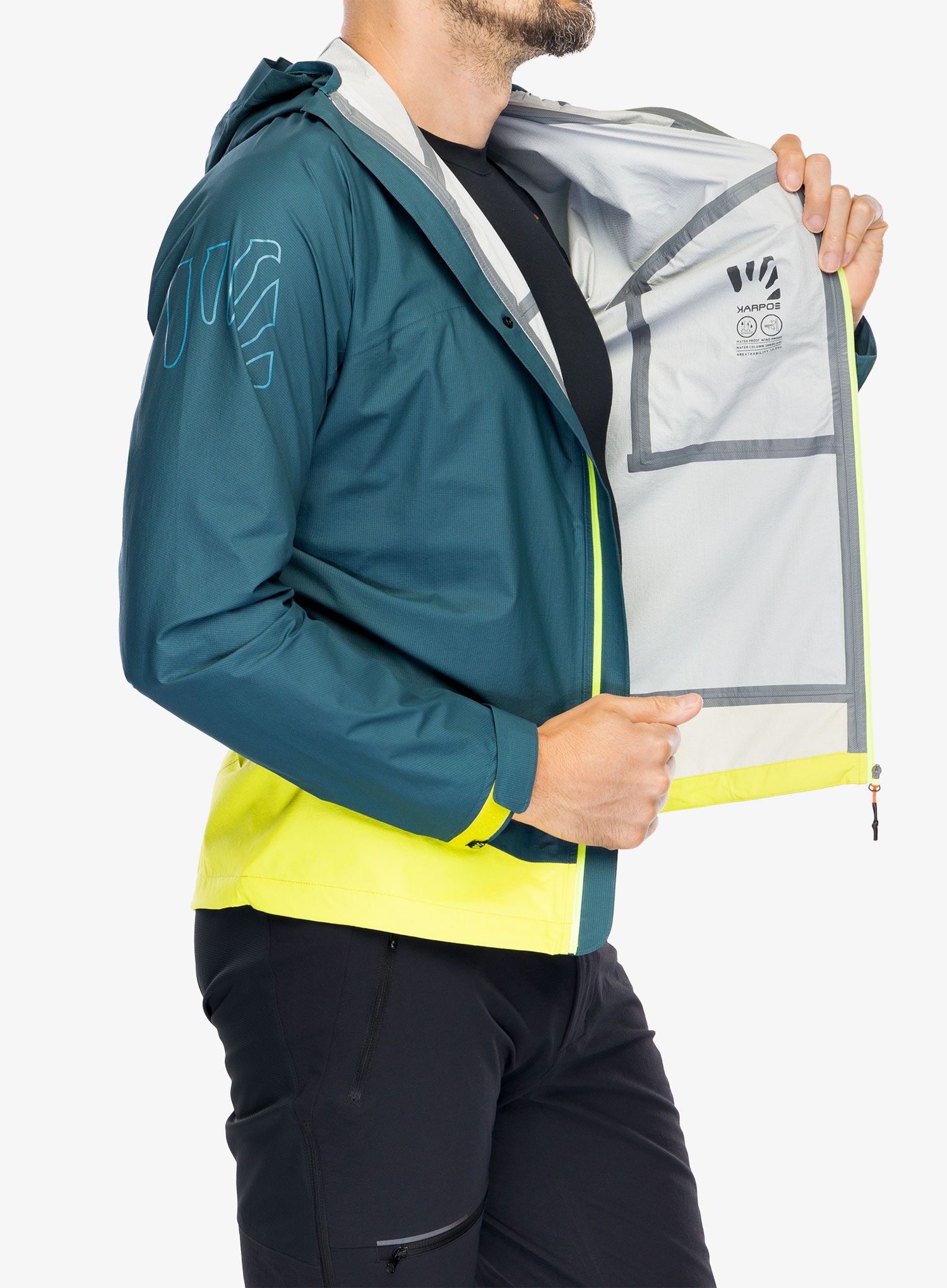 Nepremočljiva jakna Karpos Lot Rain Jacket - stargazer/primrose
