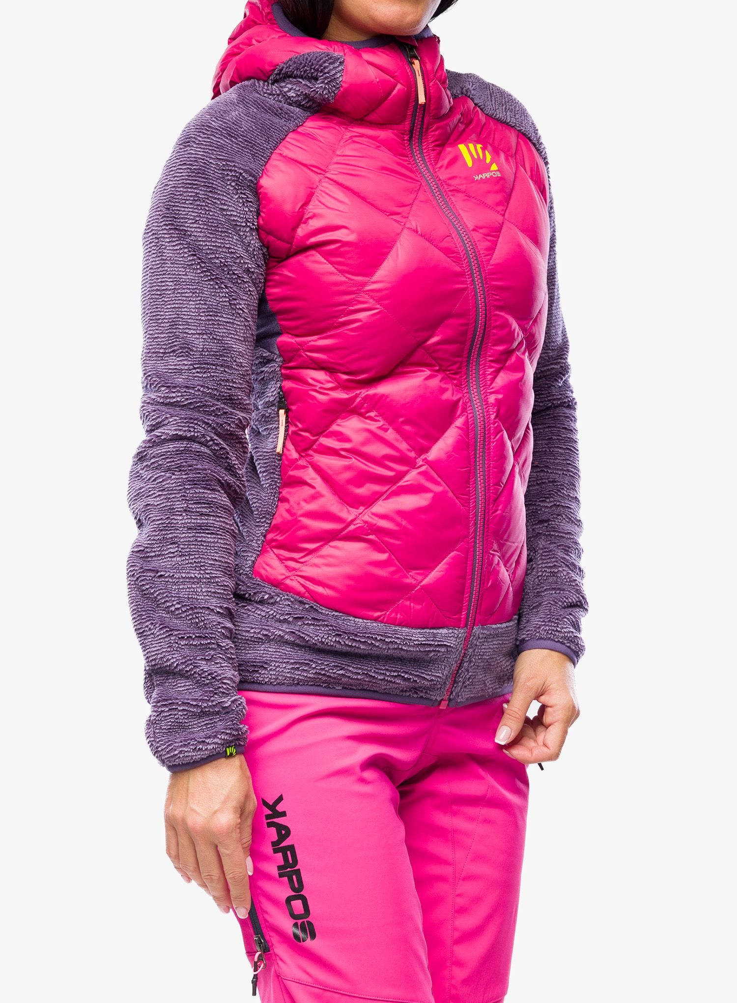 Ženska hibridna jakna Karpos Marmarole Jacket - granita/grape