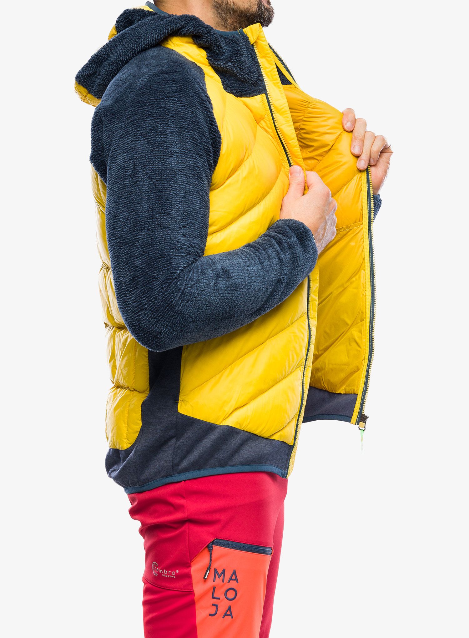 Hibridna jakna Karpos Marmarole Jacket - sulphur/midnight