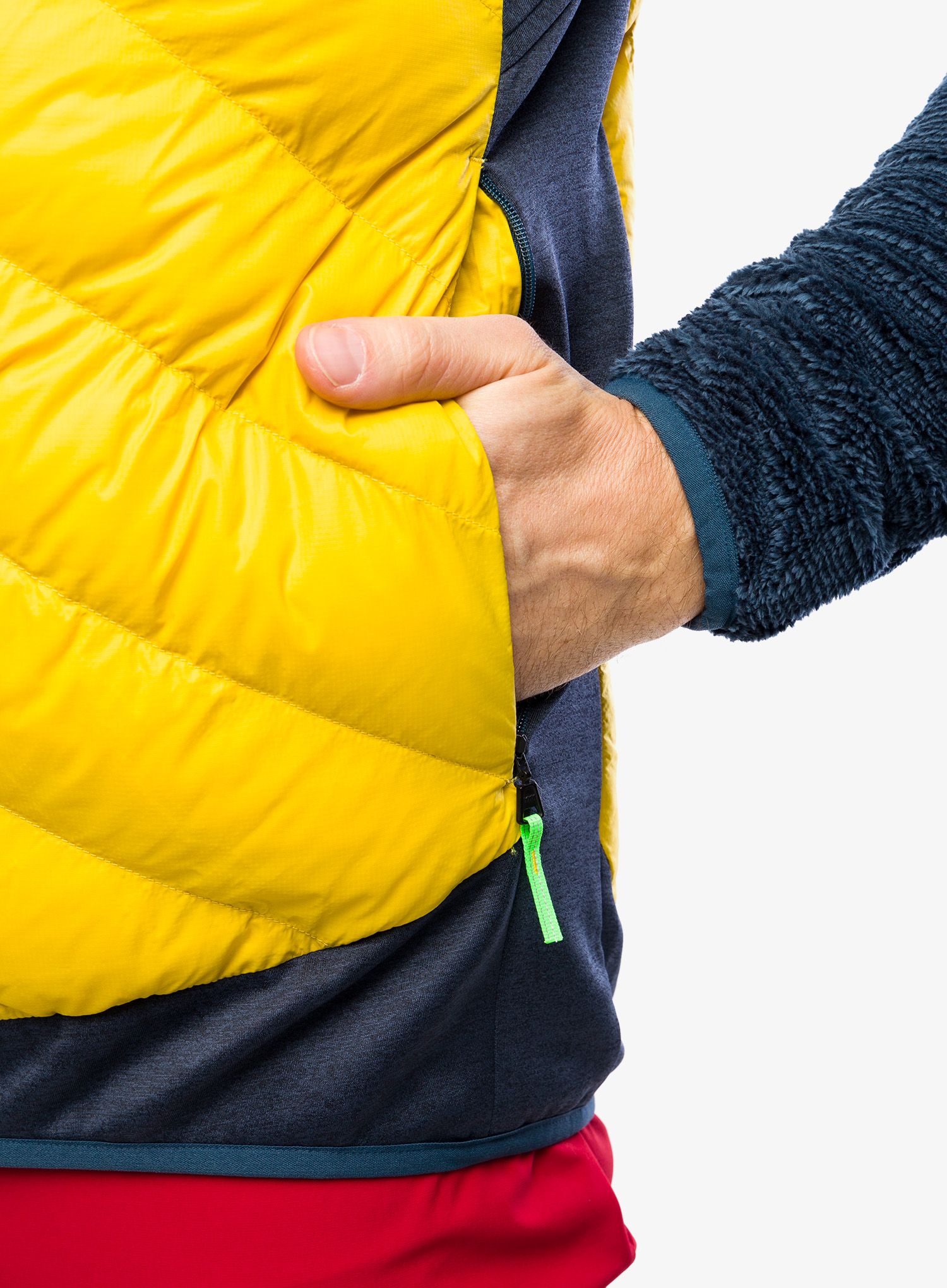 Hibridna jakna Karpos Marmarole Jacket - sulphur/midnight