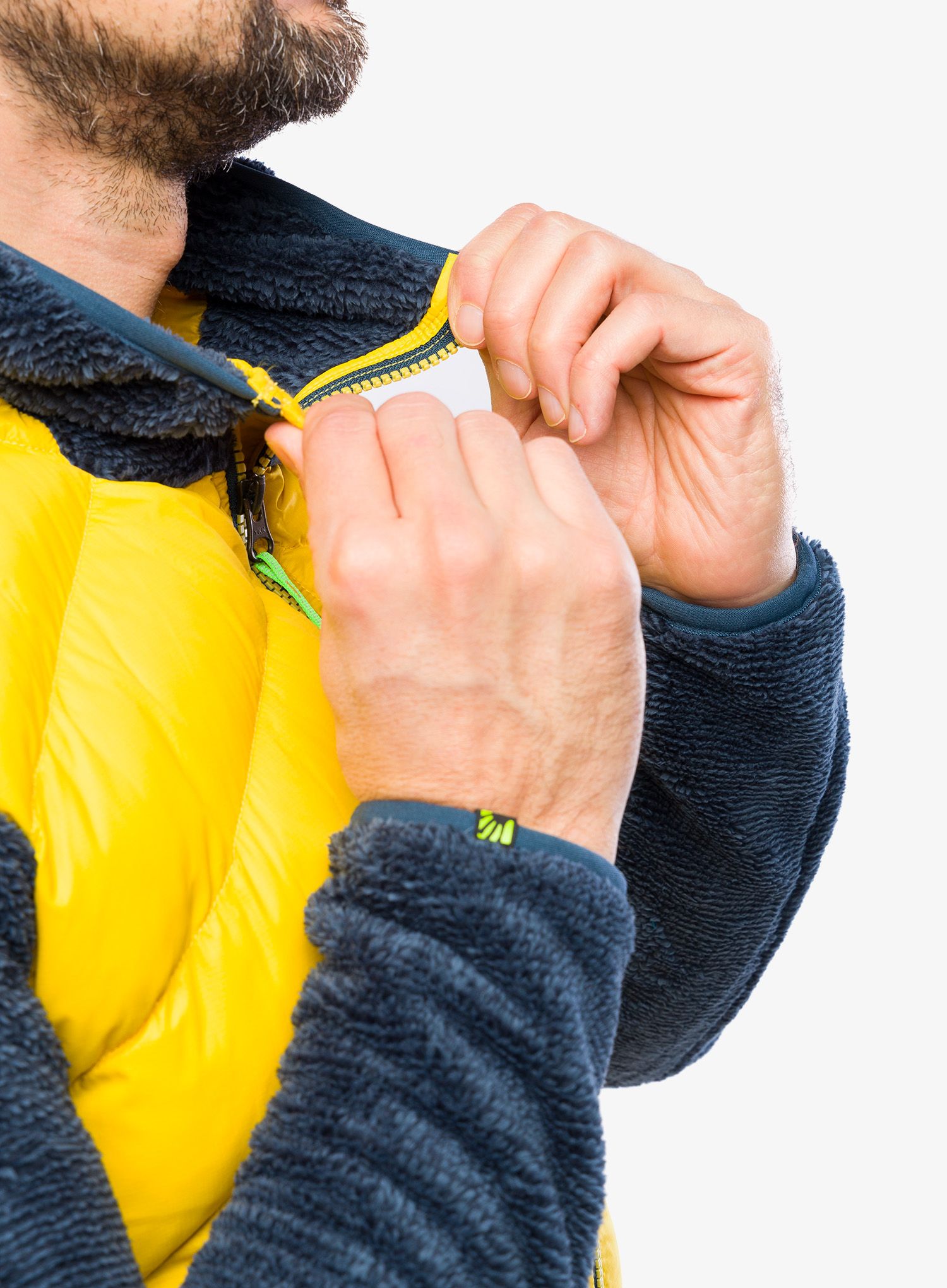 Hibridna jakna Karpos Marmarole Jacket - sulphur/midnight