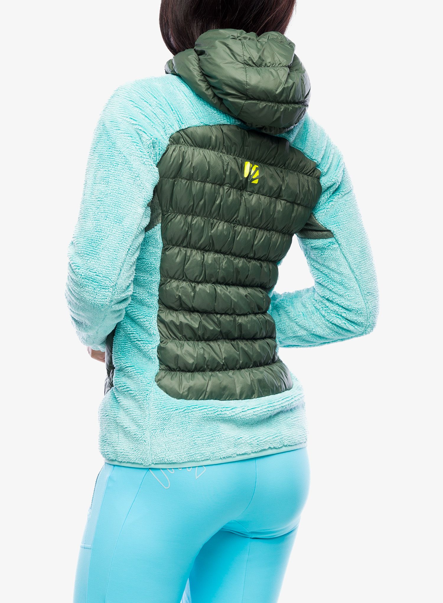 Ženska hibridna jakna Karpos Marmarole Jacket - thyme/aqua sky