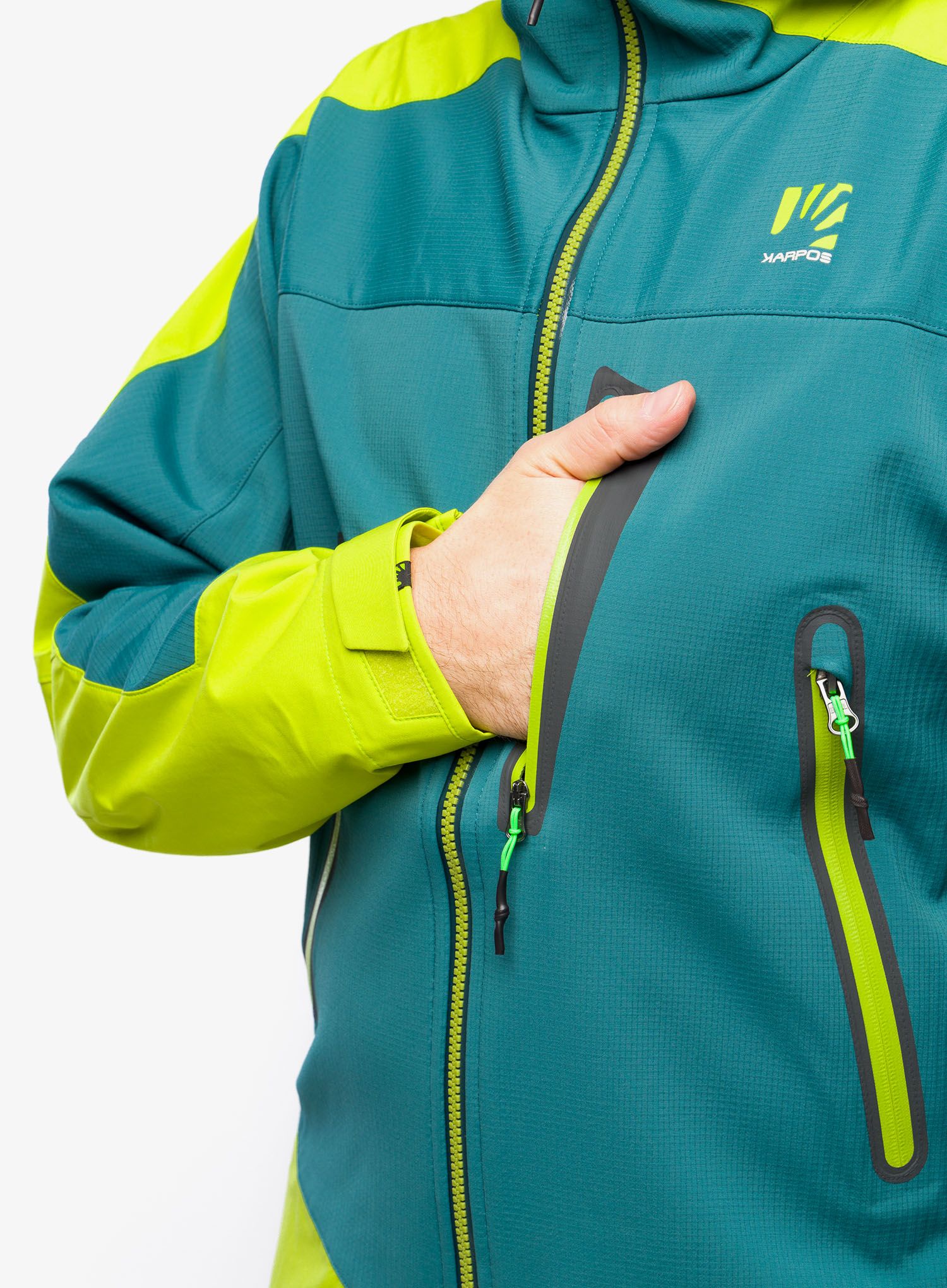 Jakna za turno smučanje Karpos Marmolada Jacket - balsam/kiwi colada