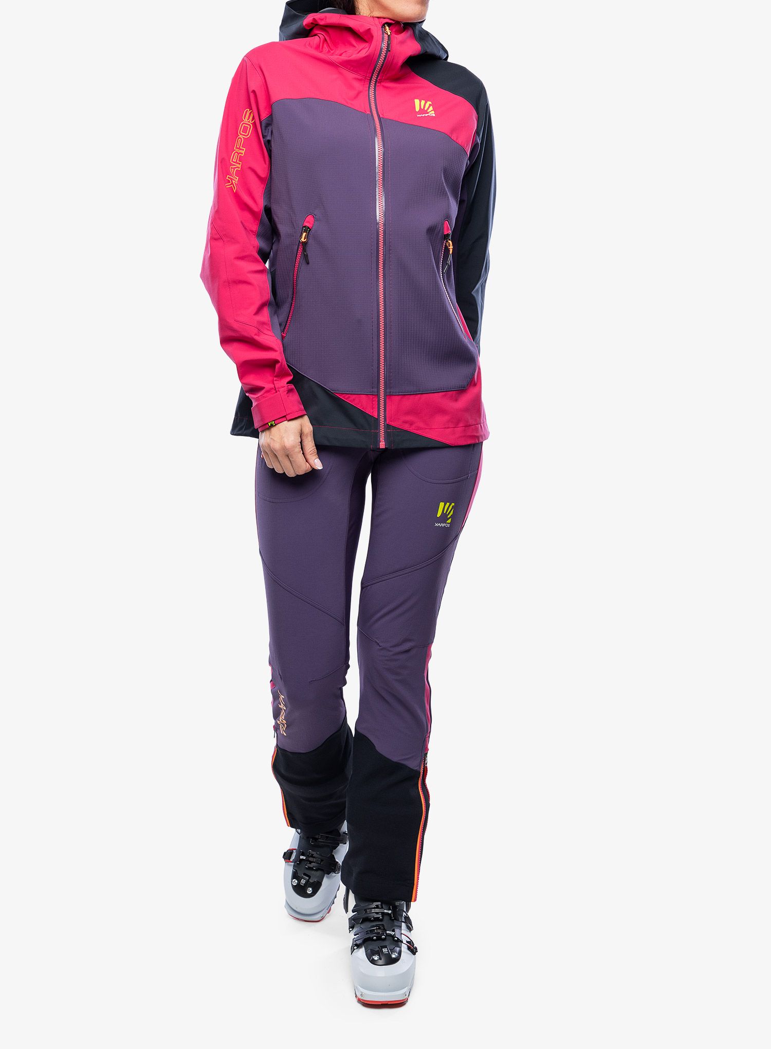 Ženska jakna za turno smučanje Karpos Marmolada Jacket - grape/granita/vulcan