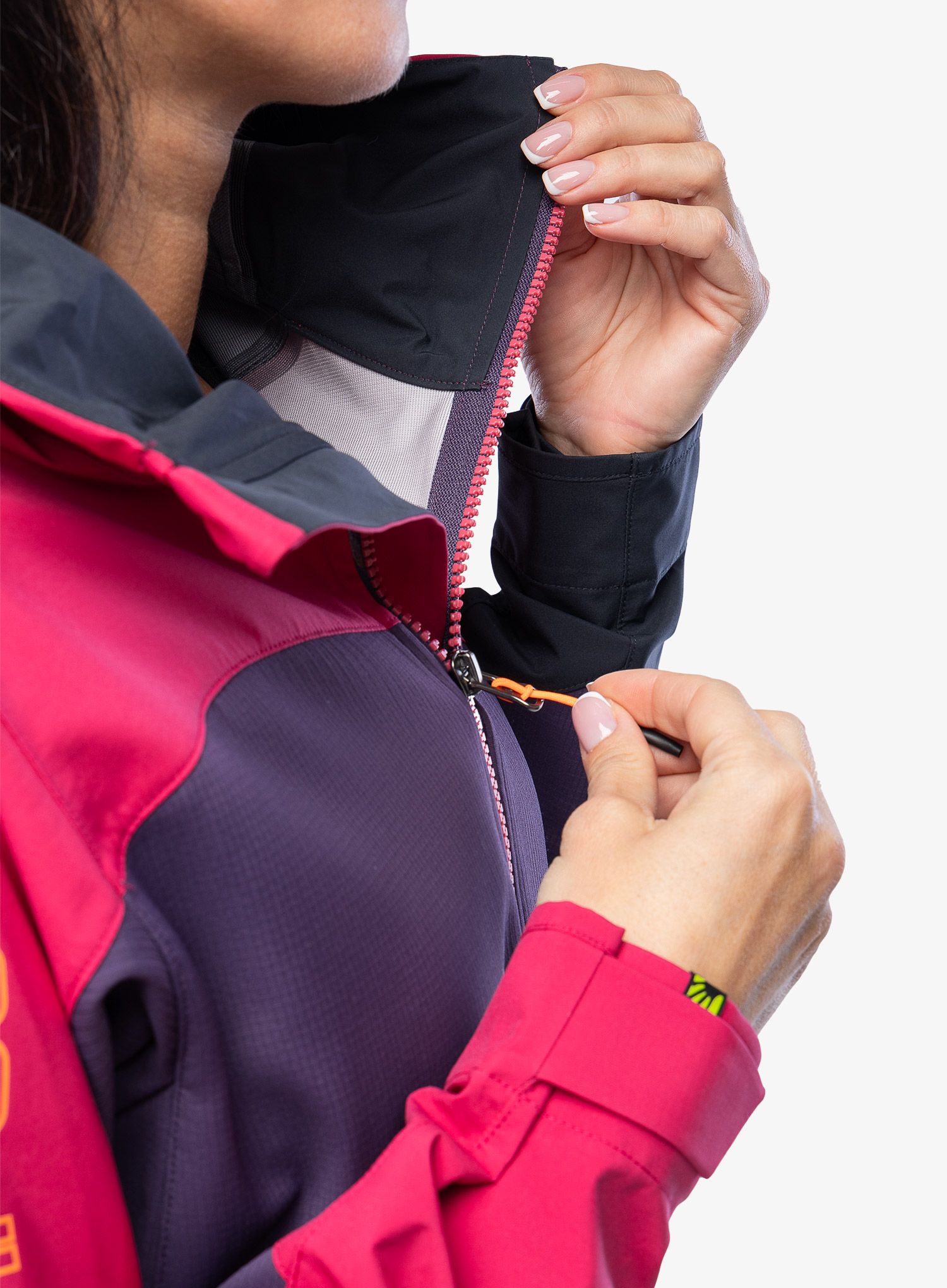 Ženska jakna za turno smučanje Karpos Marmolada Jacket - grape/granita/vulcan