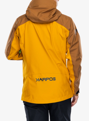 Nepremočljiva jakna Karpos Midi Shell Jacket - golden/nuthatch