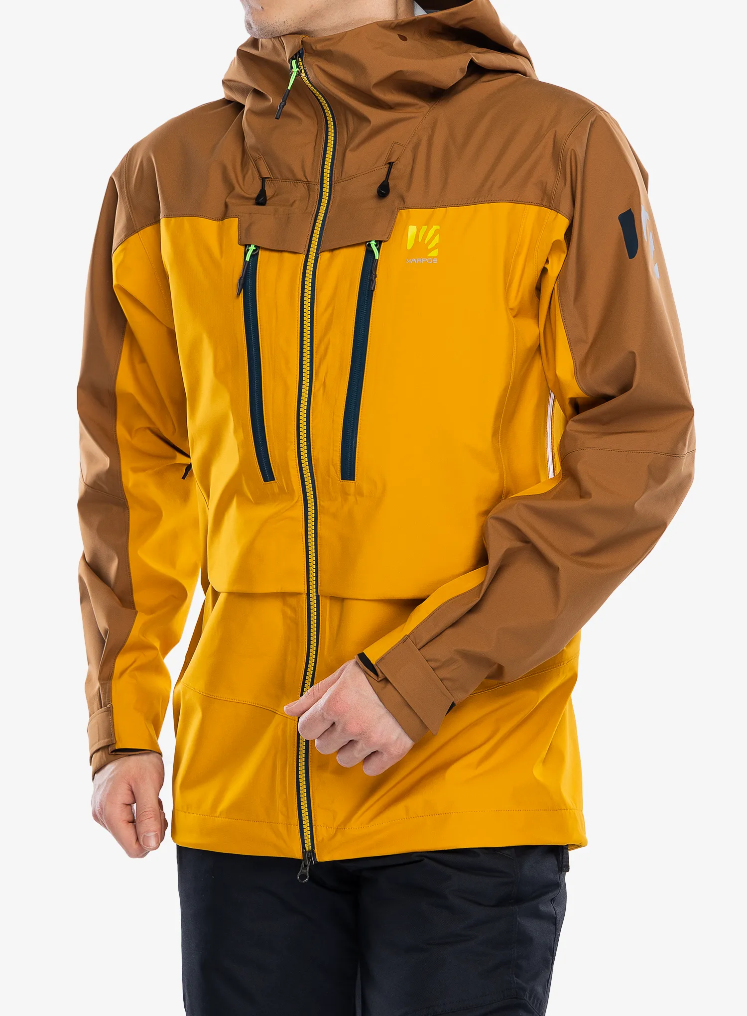 Nepremočljiva jakna Karpos Midi Shell Jacket - golden/nuthatch