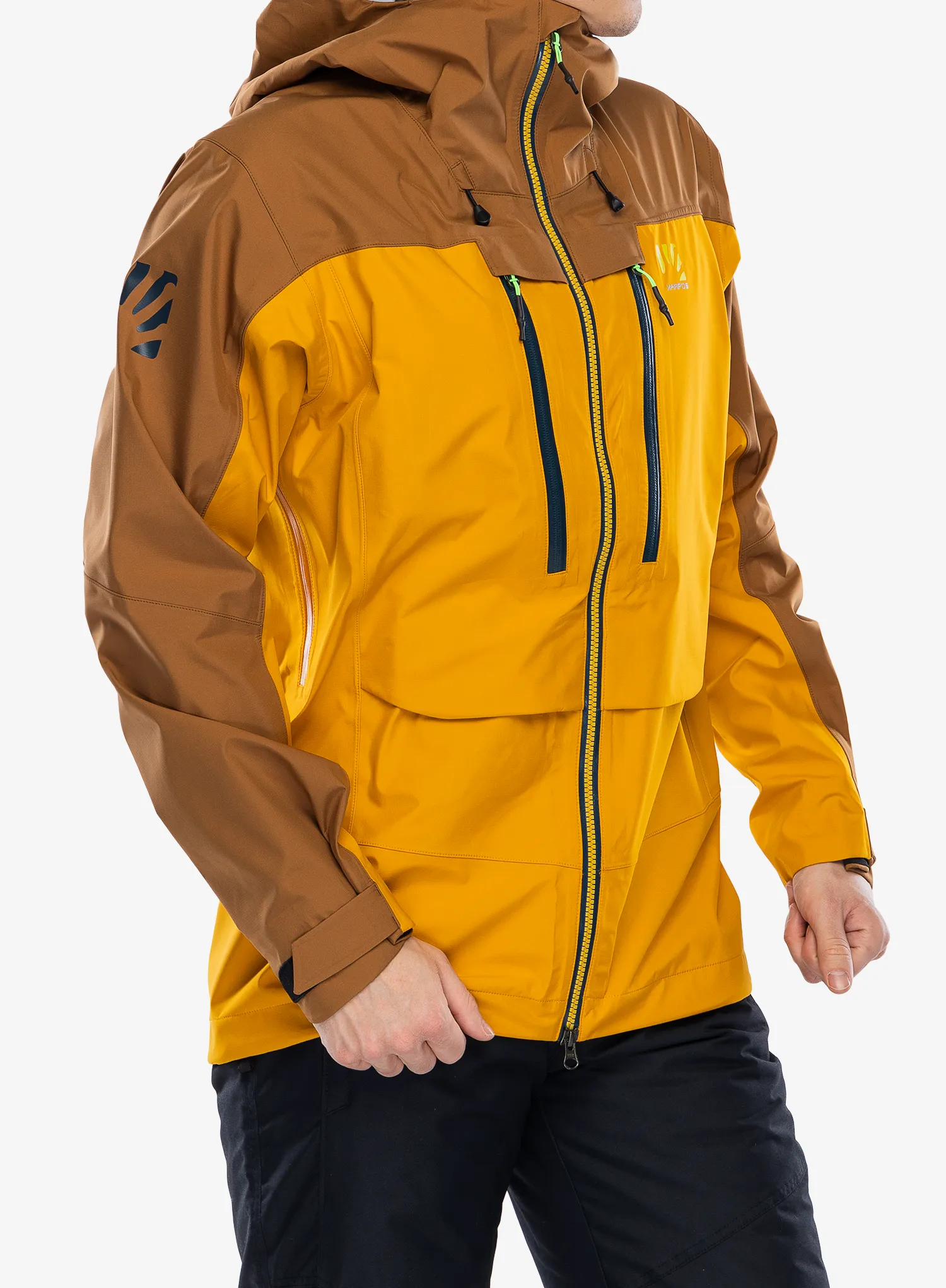 Nepremočljiva jakna Karpos Midi Shell Jacket - golden/nuthatch