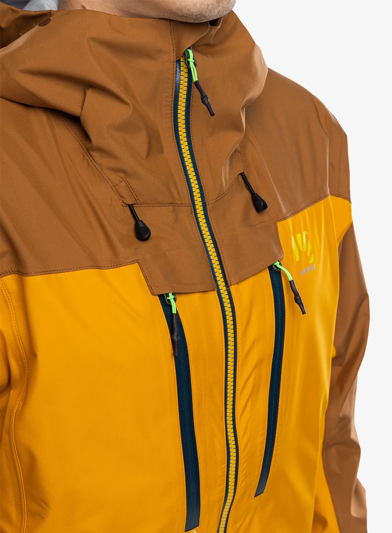 Nepremočljiva jakna Karpos Midi Shell Jacket - golden/nuthatch