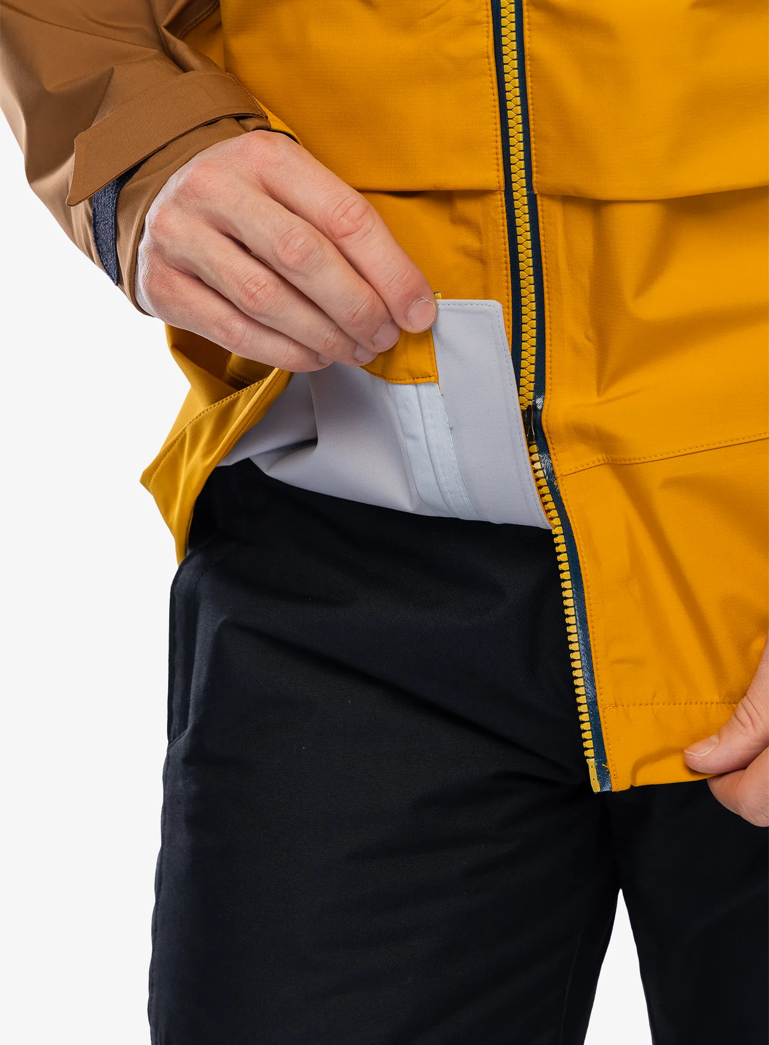 Nepremočljiva jakna Karpos Midi Shell Jacket - golden/nuthatch