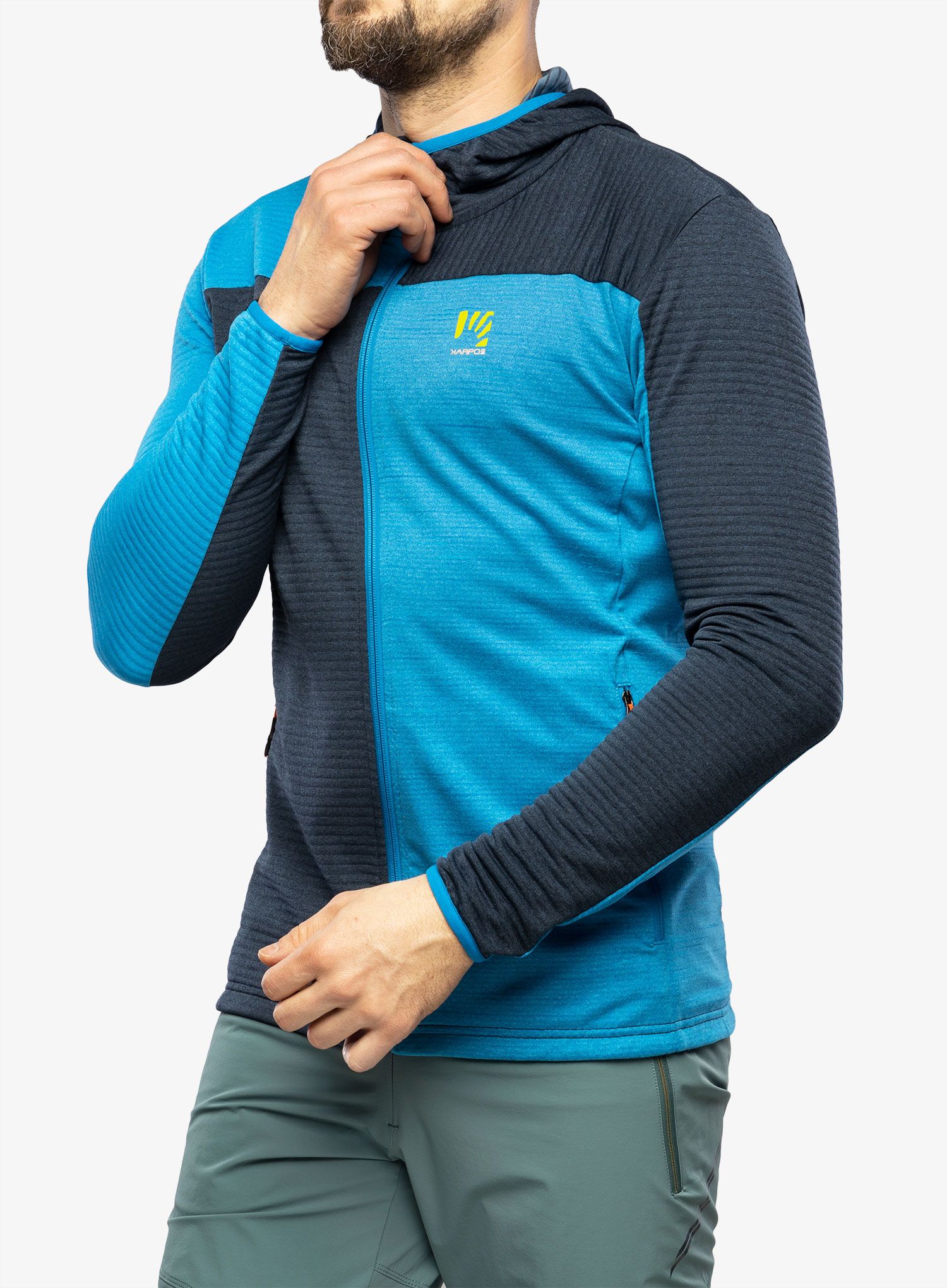 Moški flis Karpos Nuvolau Fleece - indigo bunting/outer space