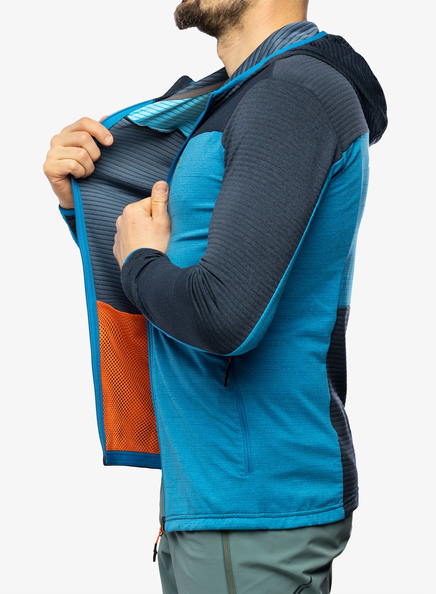 Moški flis Karpos Nuvolau Fleece - indigo bunting/outer space