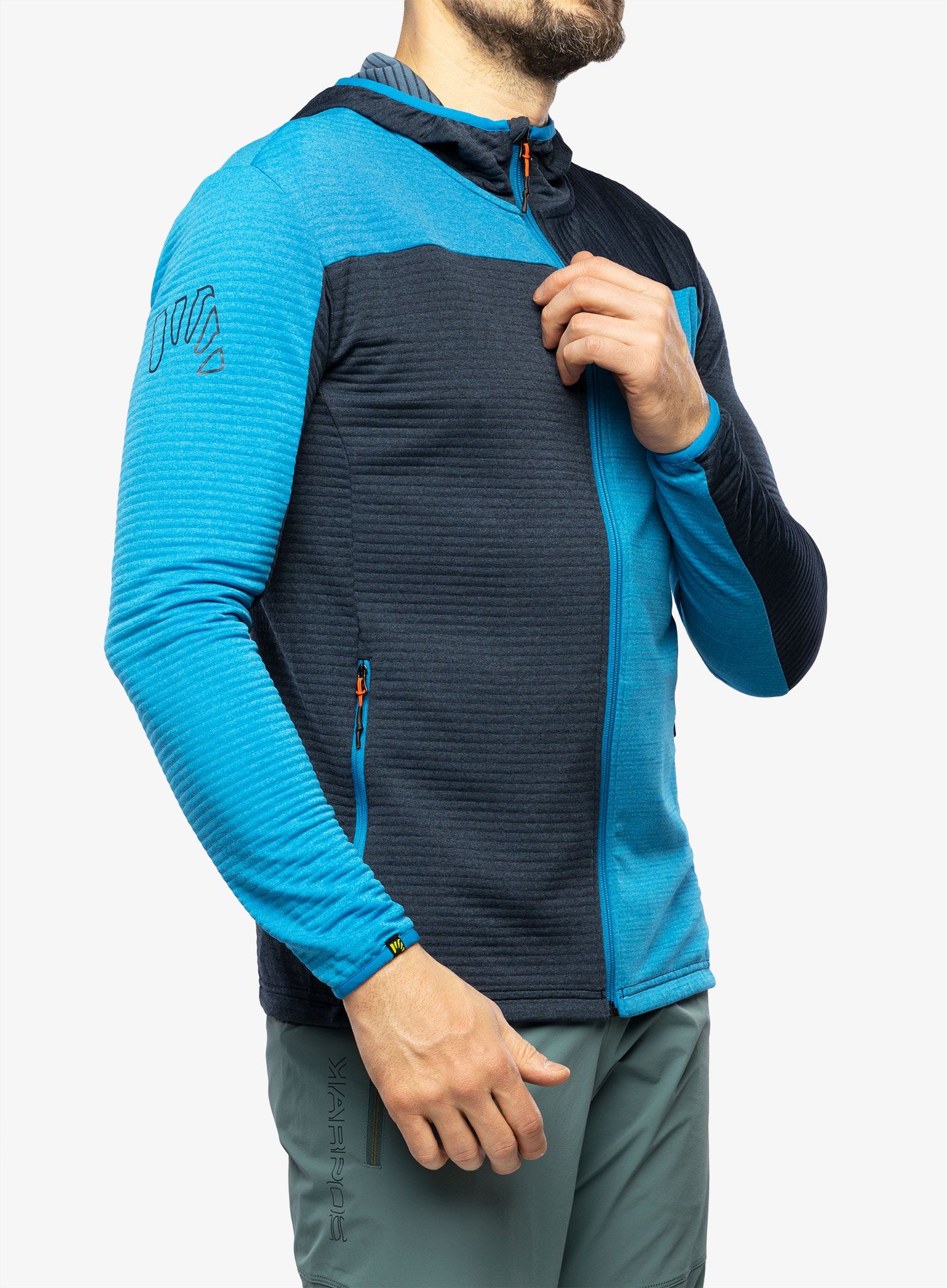 Moški flis Karpos Nuvolau Fleece - indigo bunting/outer space