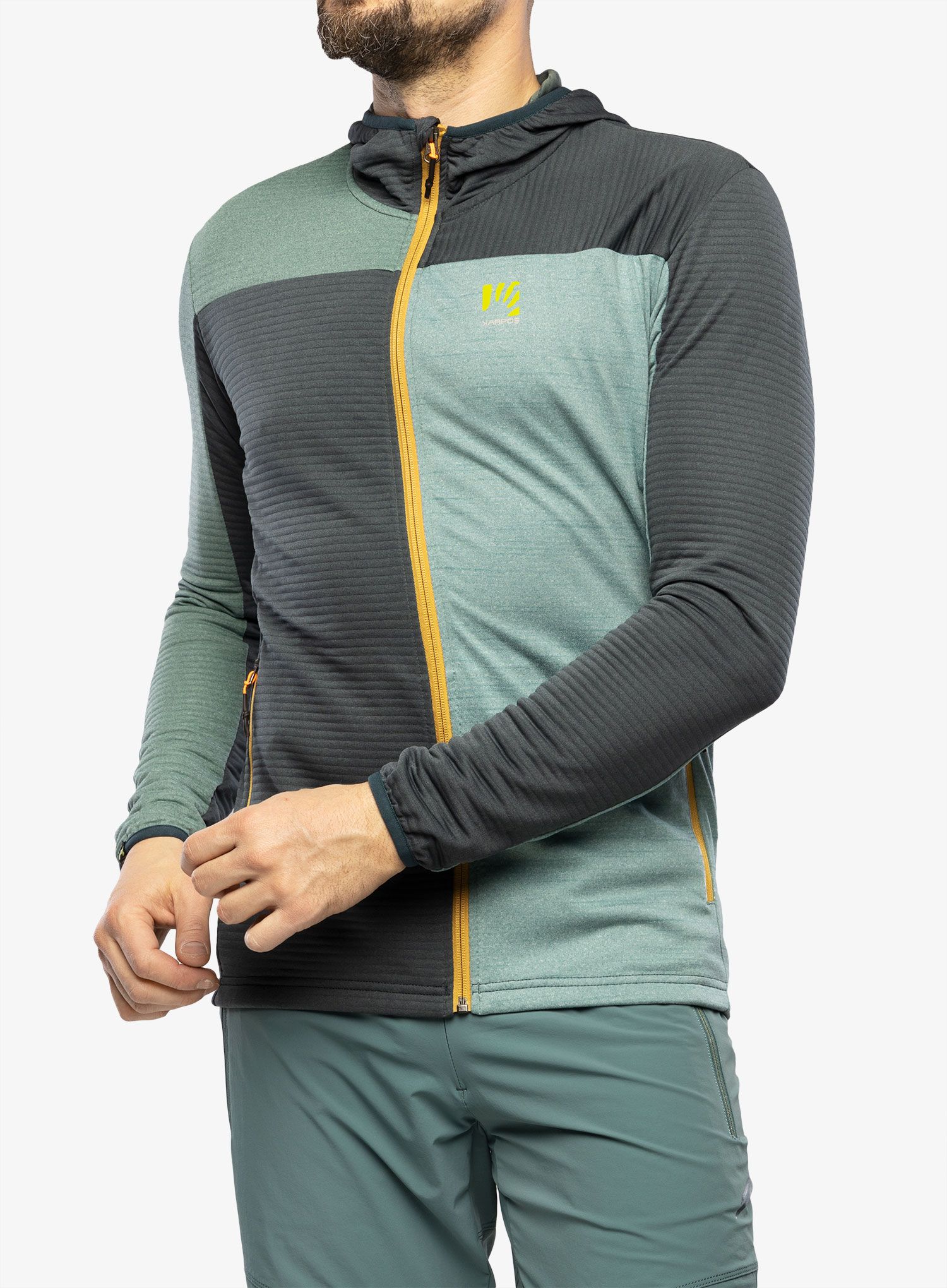 Jopica s kapuco Karpos Nuvolau Fleece - north atlantic/dark slate