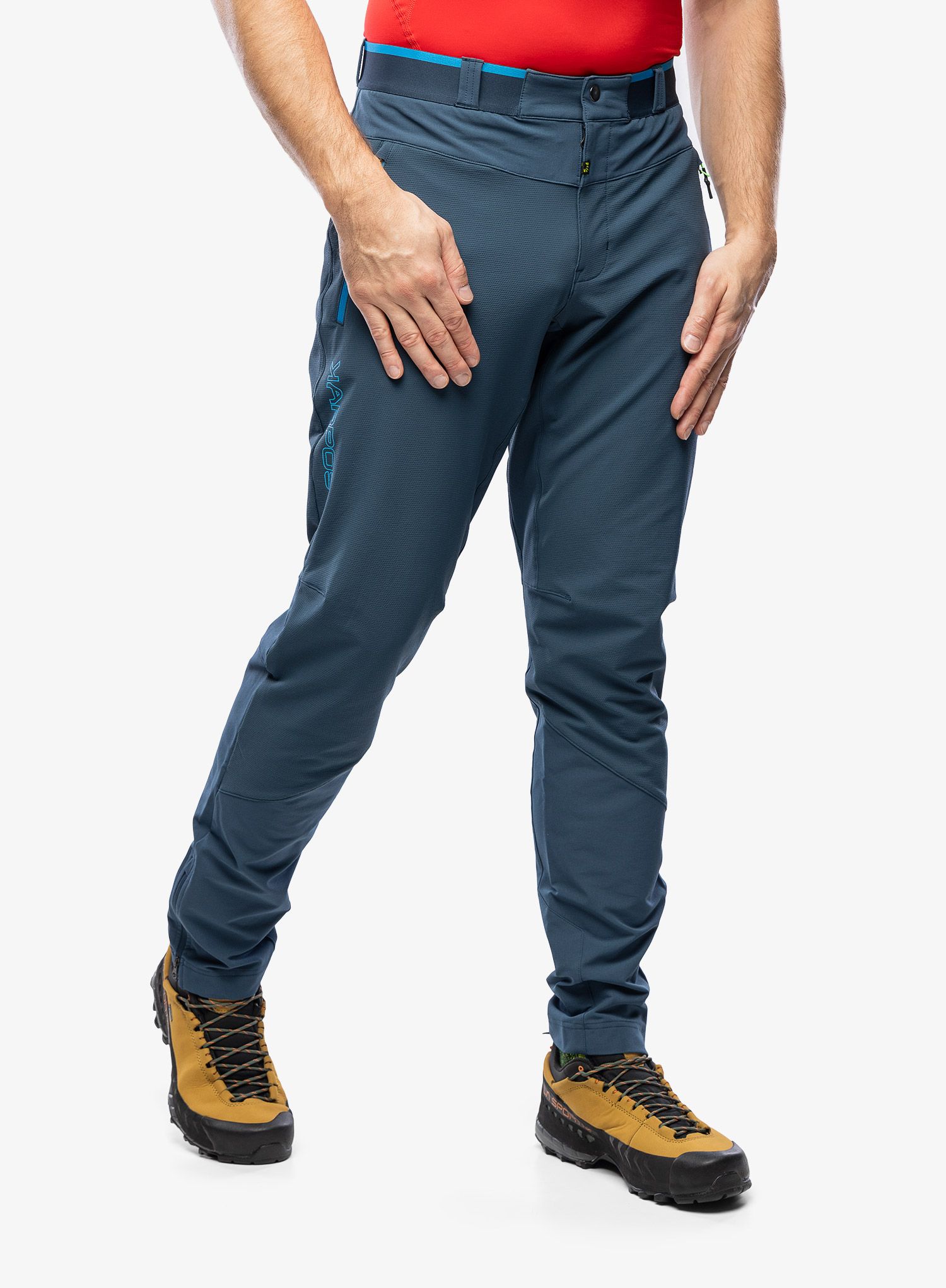 Pohodniške hlače Karpos Pietena Pant - midnight/diva blue