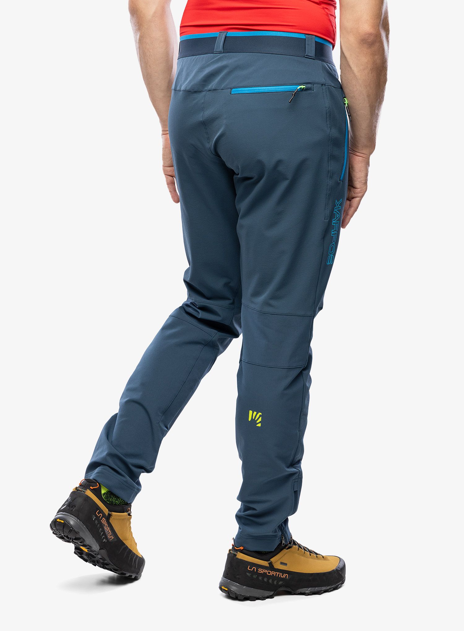Pohodniške hlače Karpos Pietena Pant - midnight/diva blue