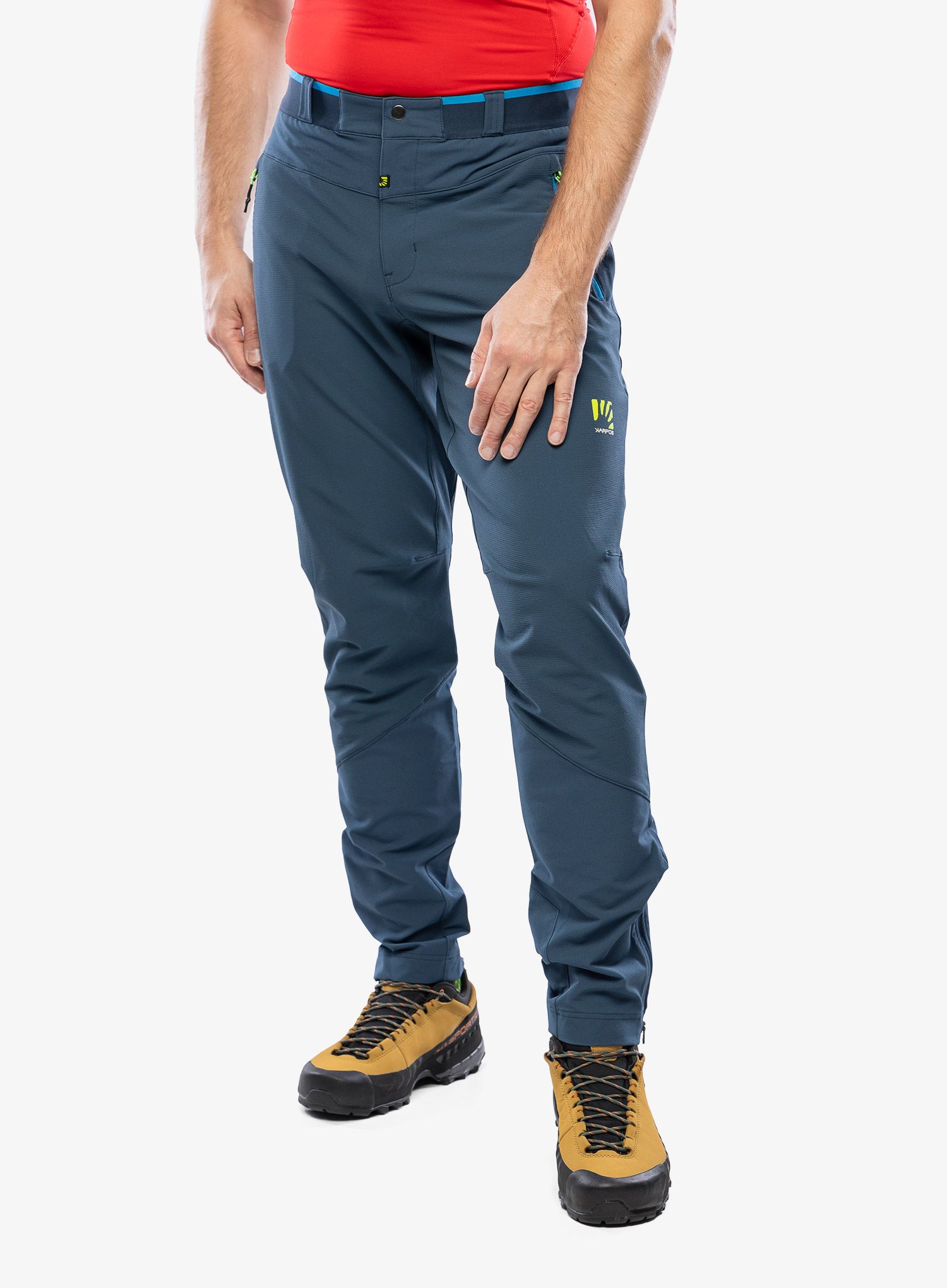 Pohodniške hlače Karpos Pietena Pant - midnight/diva blue