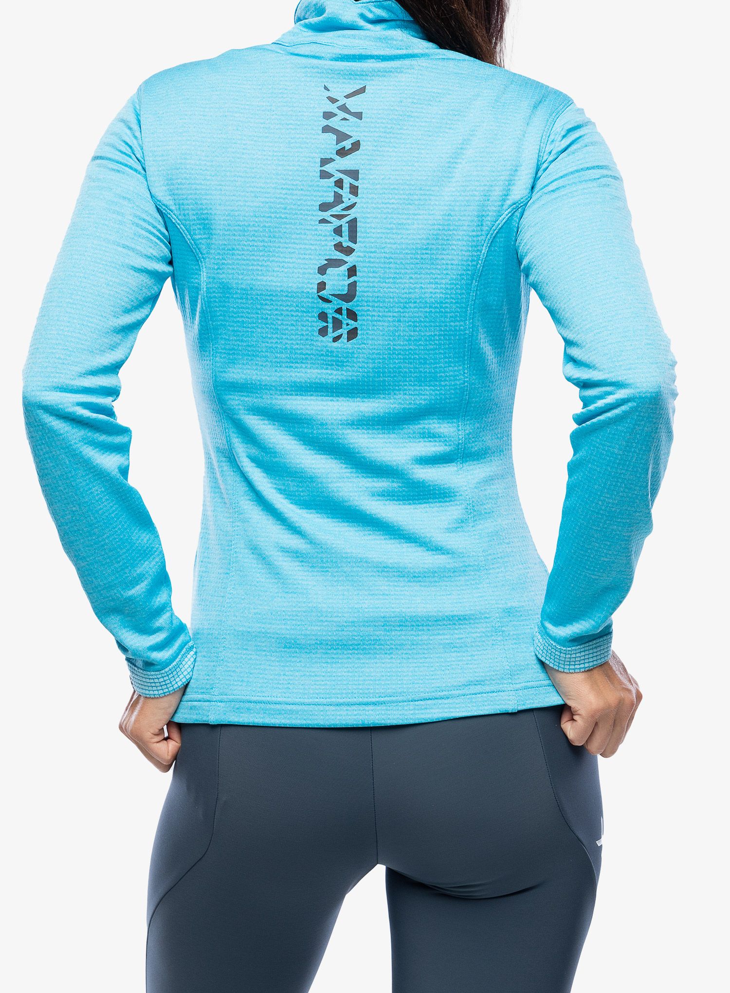 Ženska jopica brez kapuce Karpos Pizzocco Half Zip - blue atoll