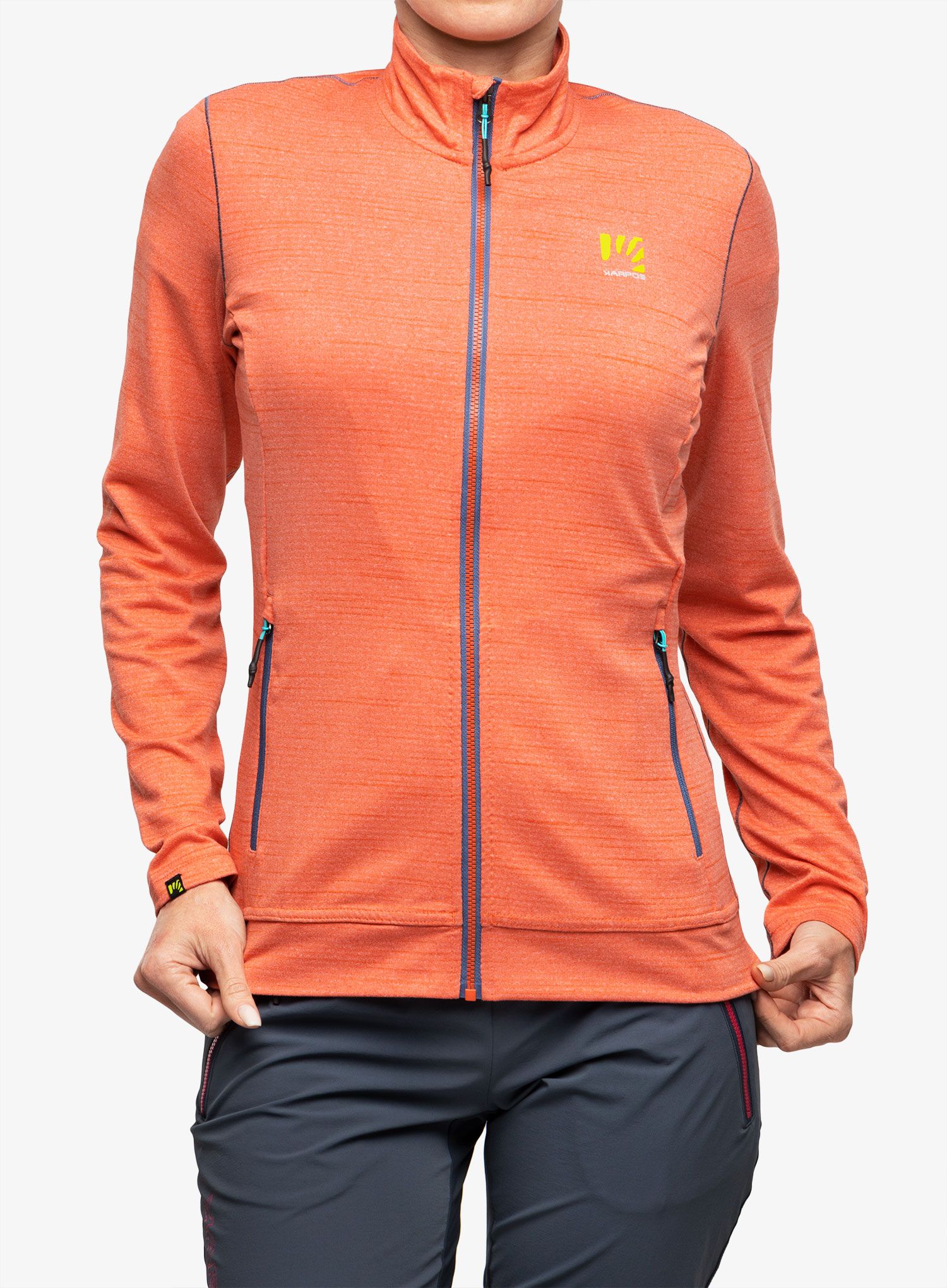 Ženski flis Karpos Pomedes Fleece - hot coral