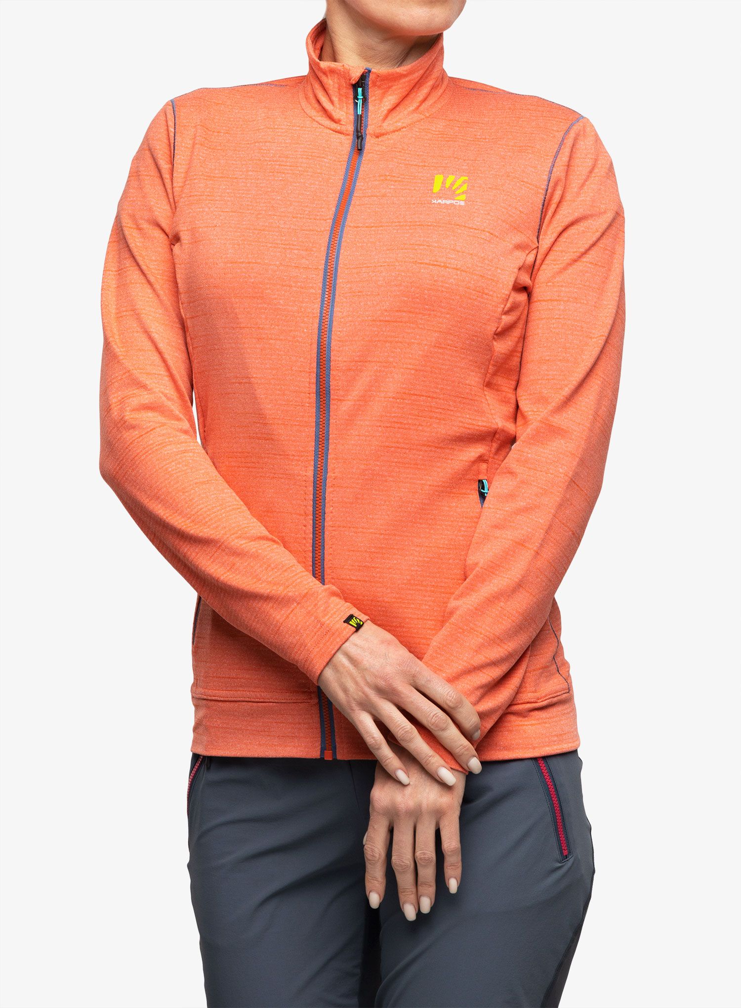 Ženski flis Karpos Pomedes Fleece - hot coral