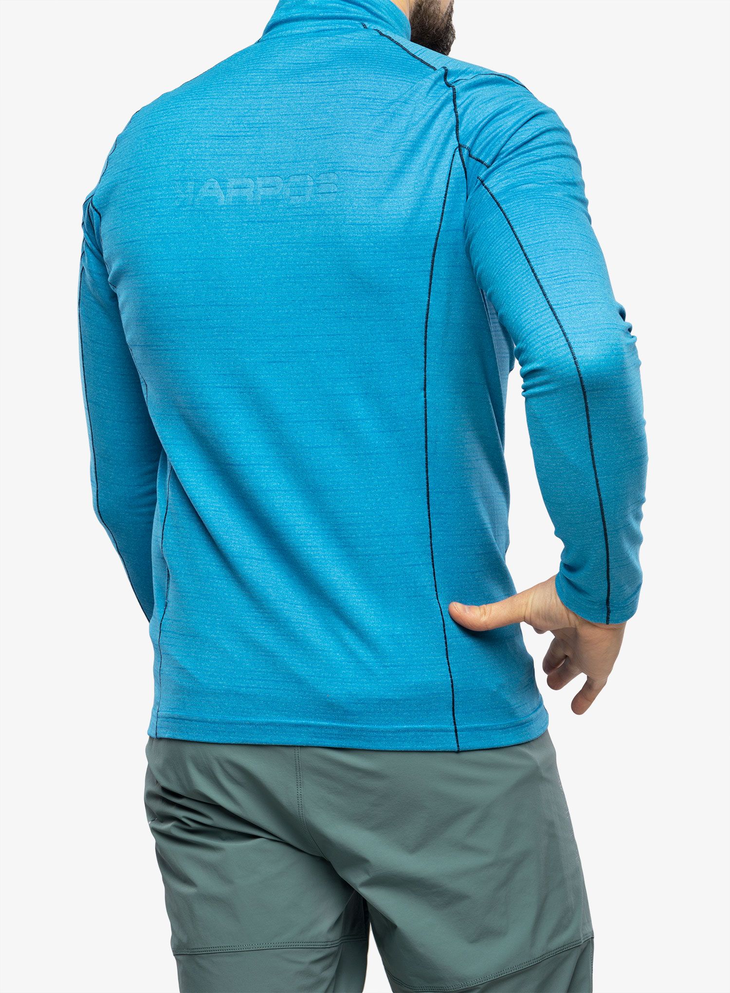 Jopica na zadrgo Karpos Pomedes Fleece - indigo bunting/outer space