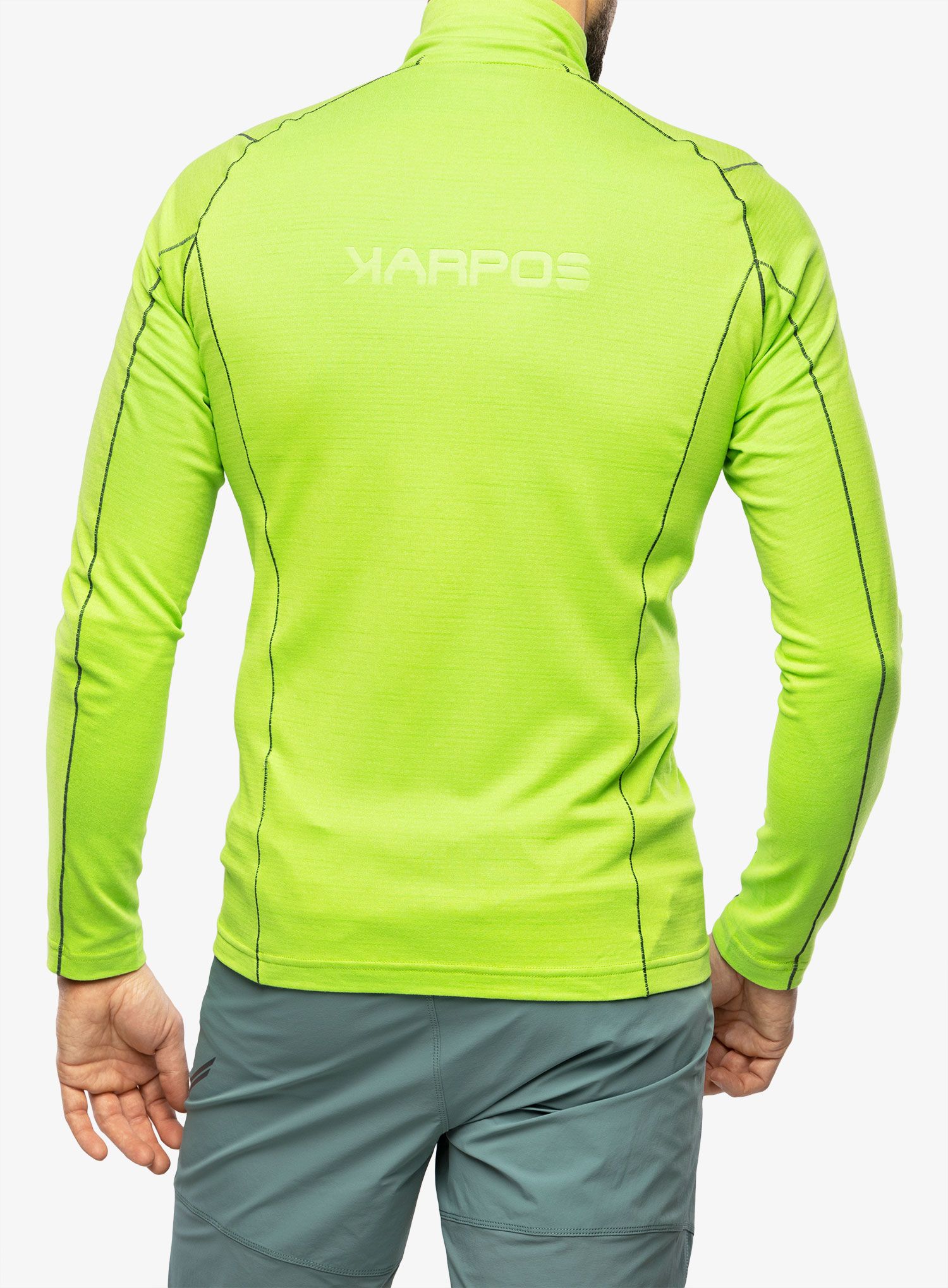 Moška jopica Karpos Pomedes Fleece - jasmine green/ombre blue
