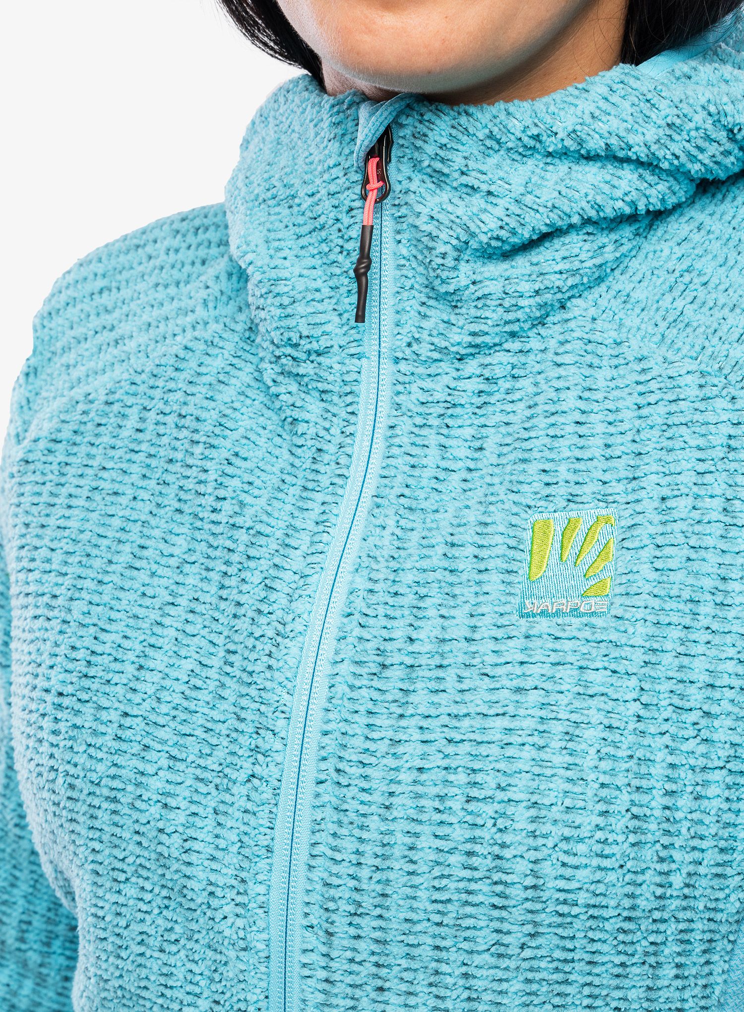 Ženski flis Karpos Rocchetta Hoodie Fleece - blue atoll