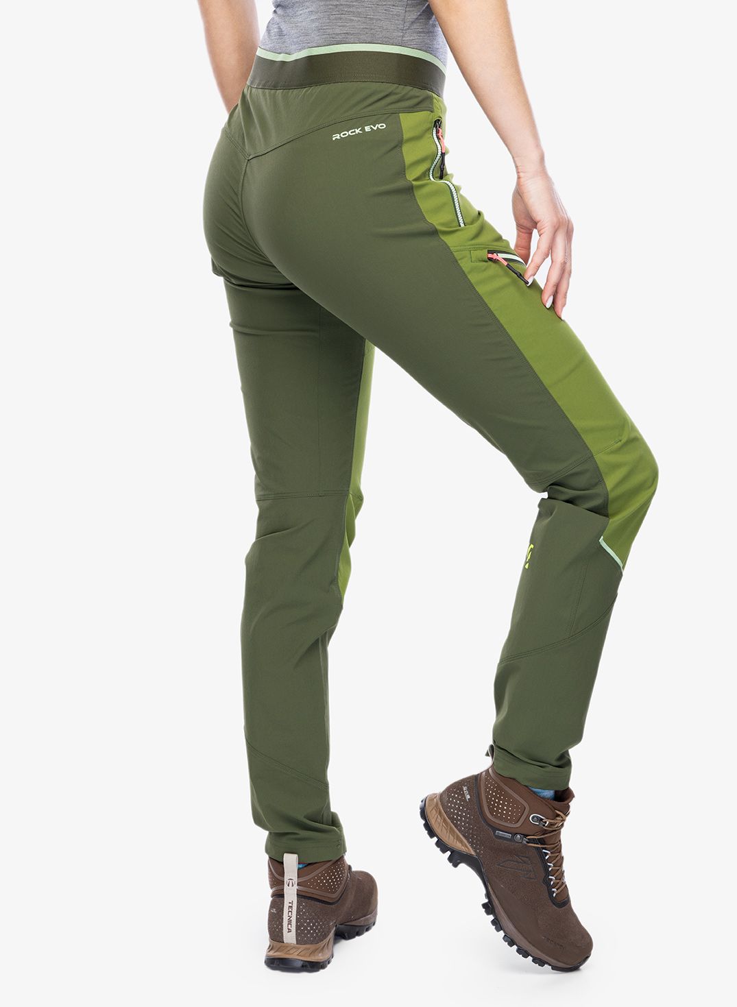 Ženske hlače Karpos Rock Evo Pant - cedar green/rifle green