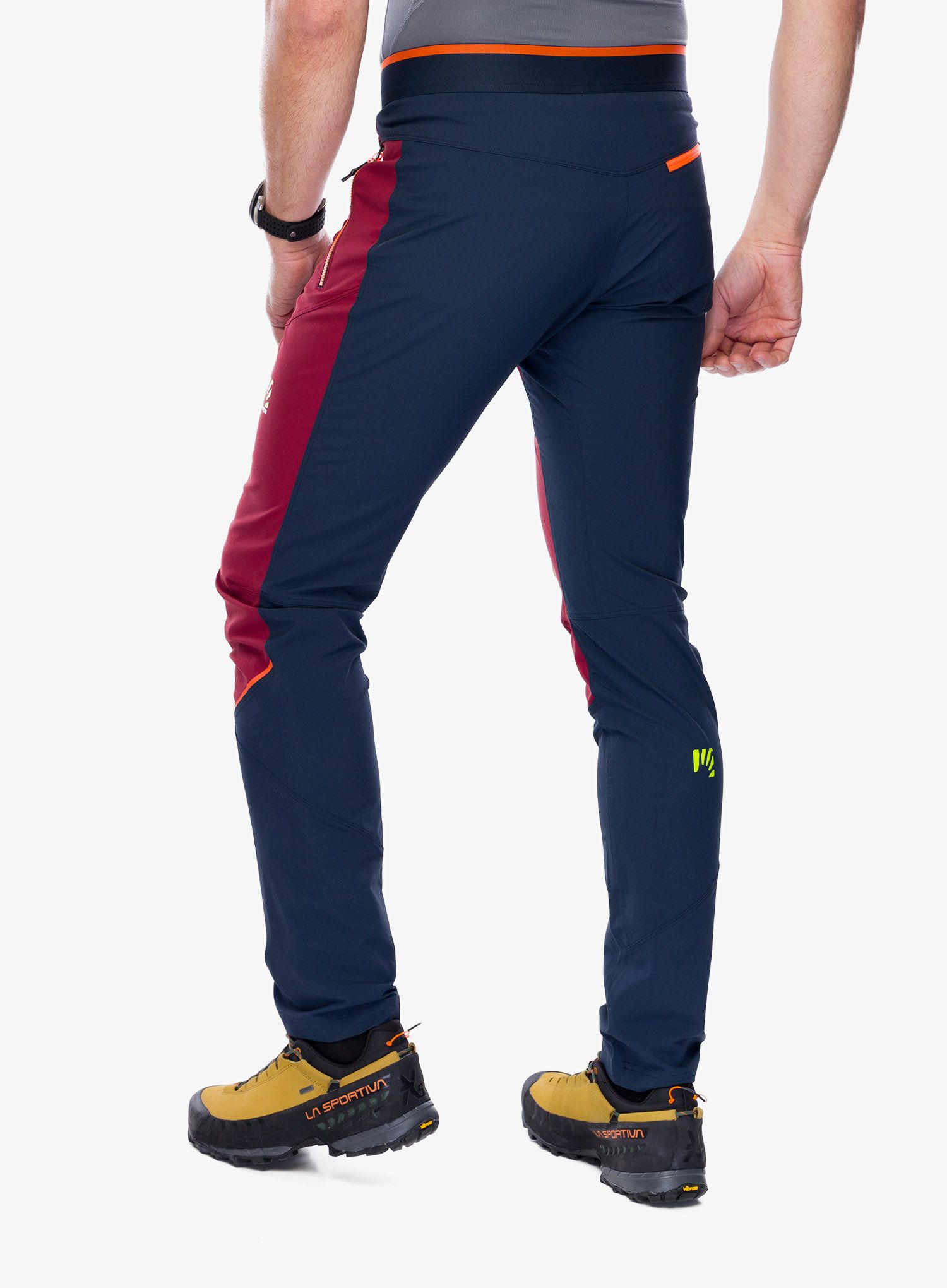 Hlače Karpos Rock Evo Pant - pomegranate/outer space
