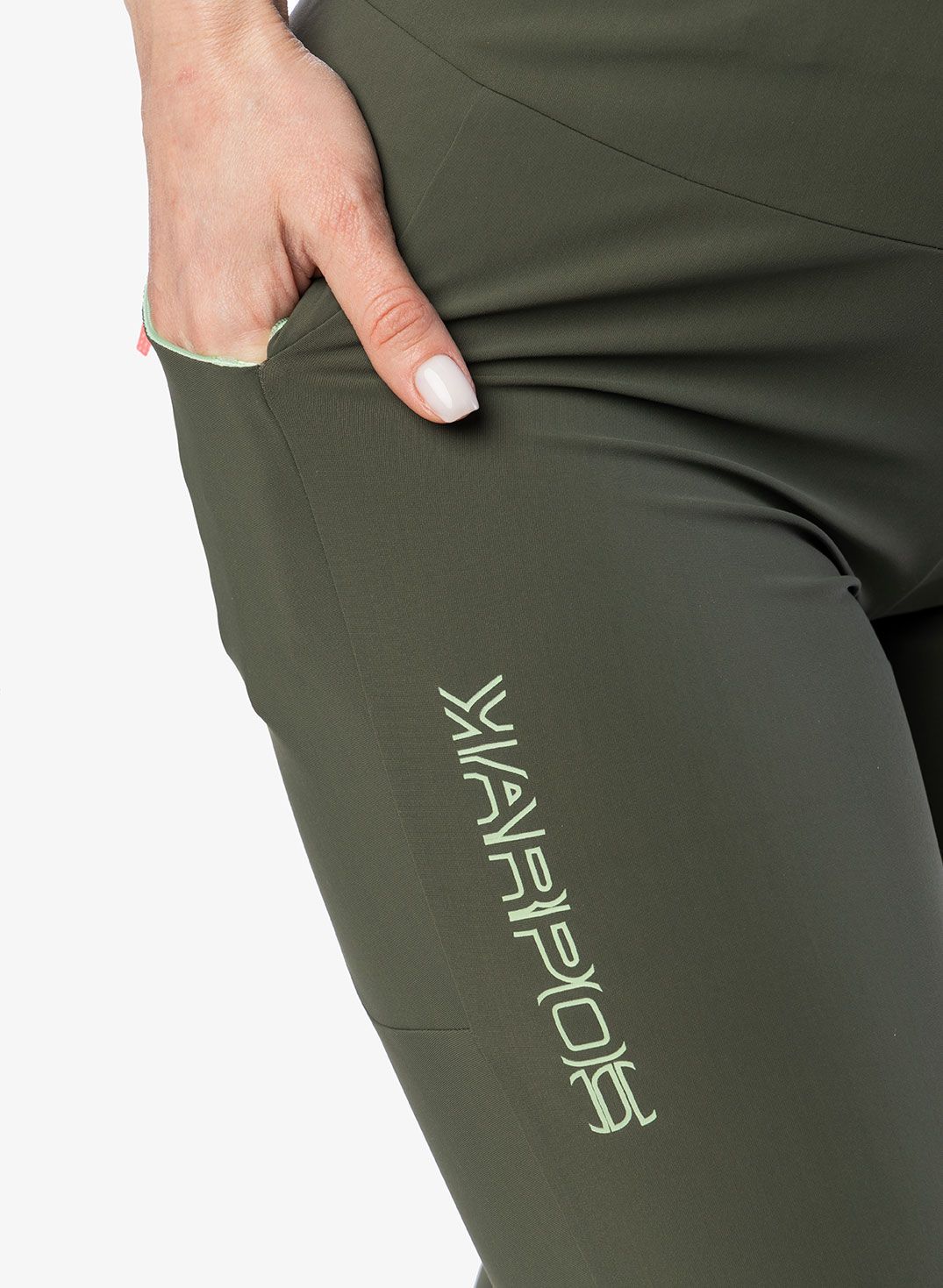 Ženske pajkice Karpos Rock Evo Tights - rifle green
