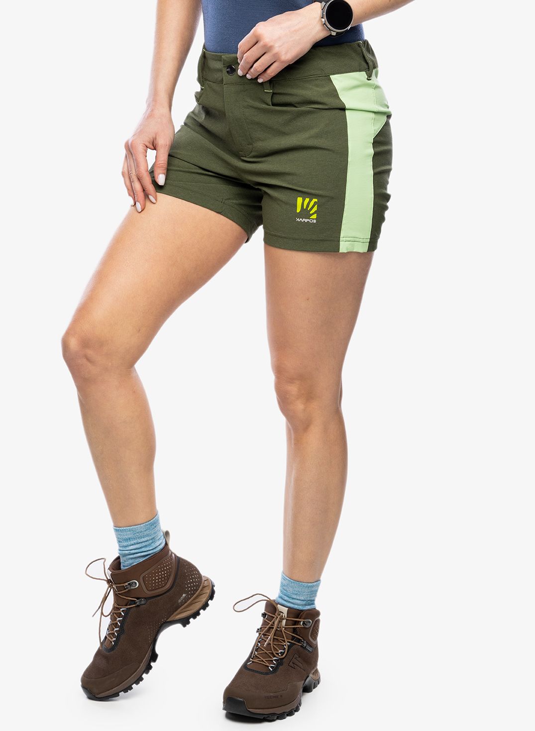 Ženske kratke hlače Karpos Santa Croce Shorts - cedar green/arcadian