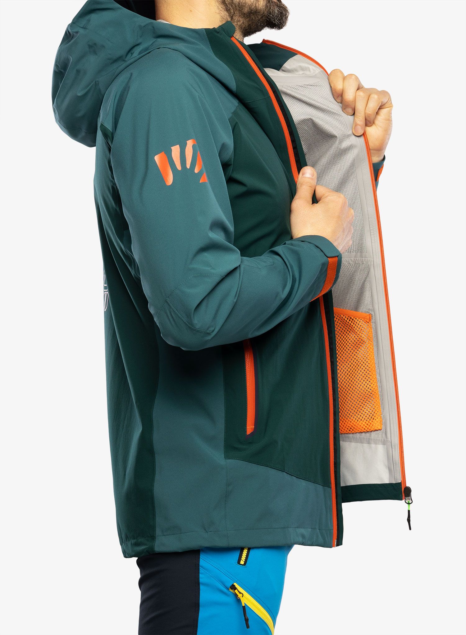Moška jakna Karpos Temporale Jacket - dark sea/balsam