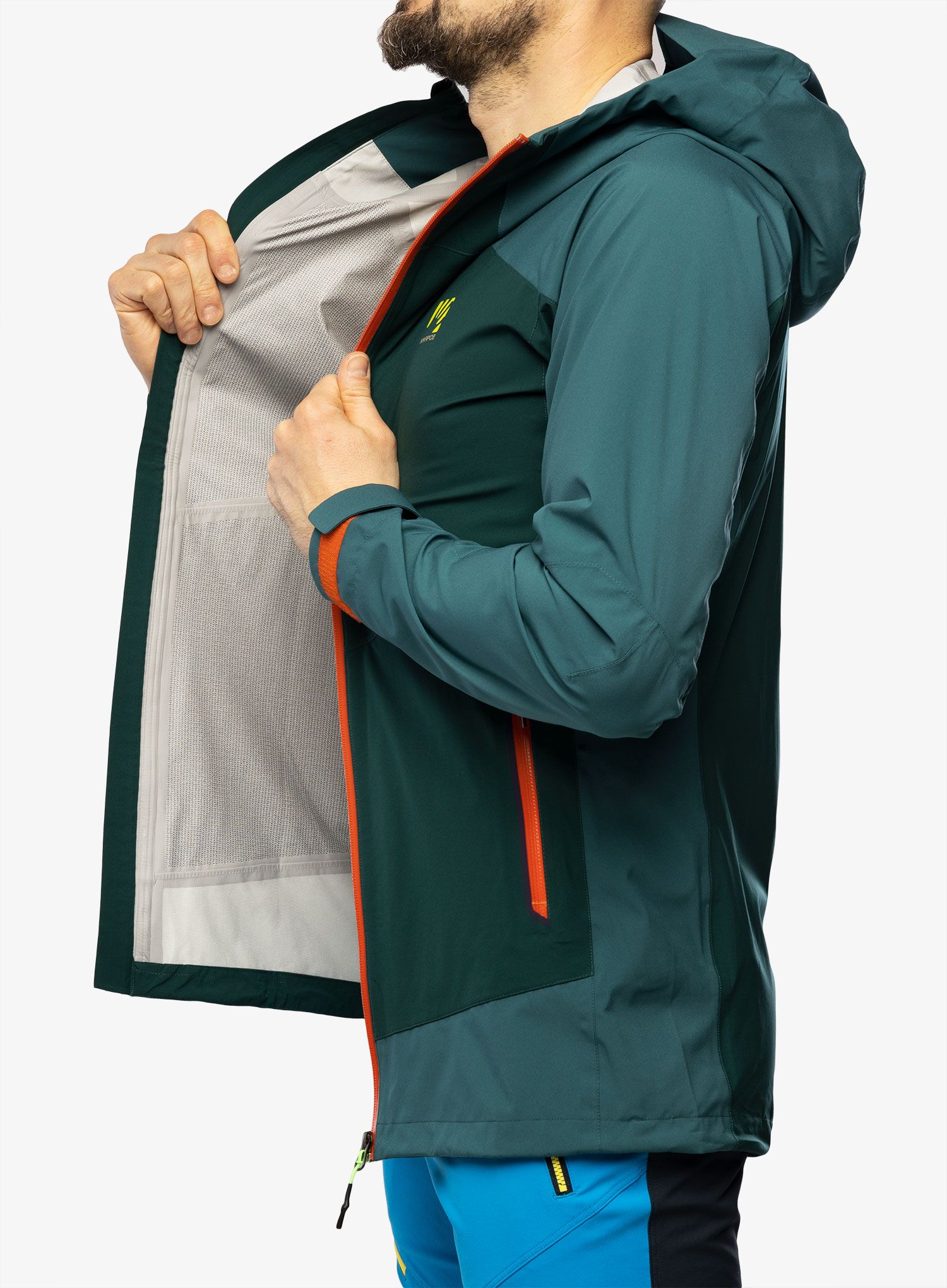 Moška jakna Karpos Temporale Jacket - dark sea/balsam
