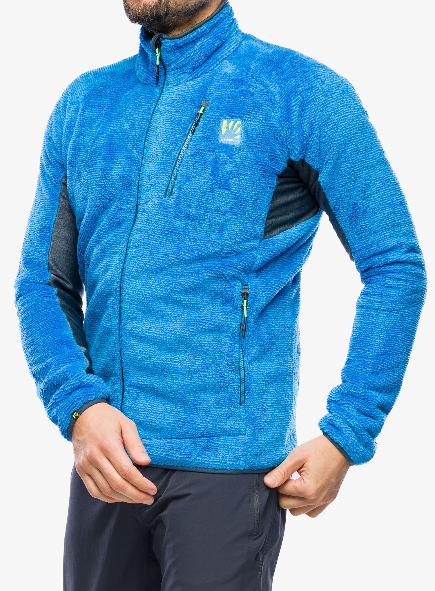 Flis Karpos Vertice Fleece - diva blue