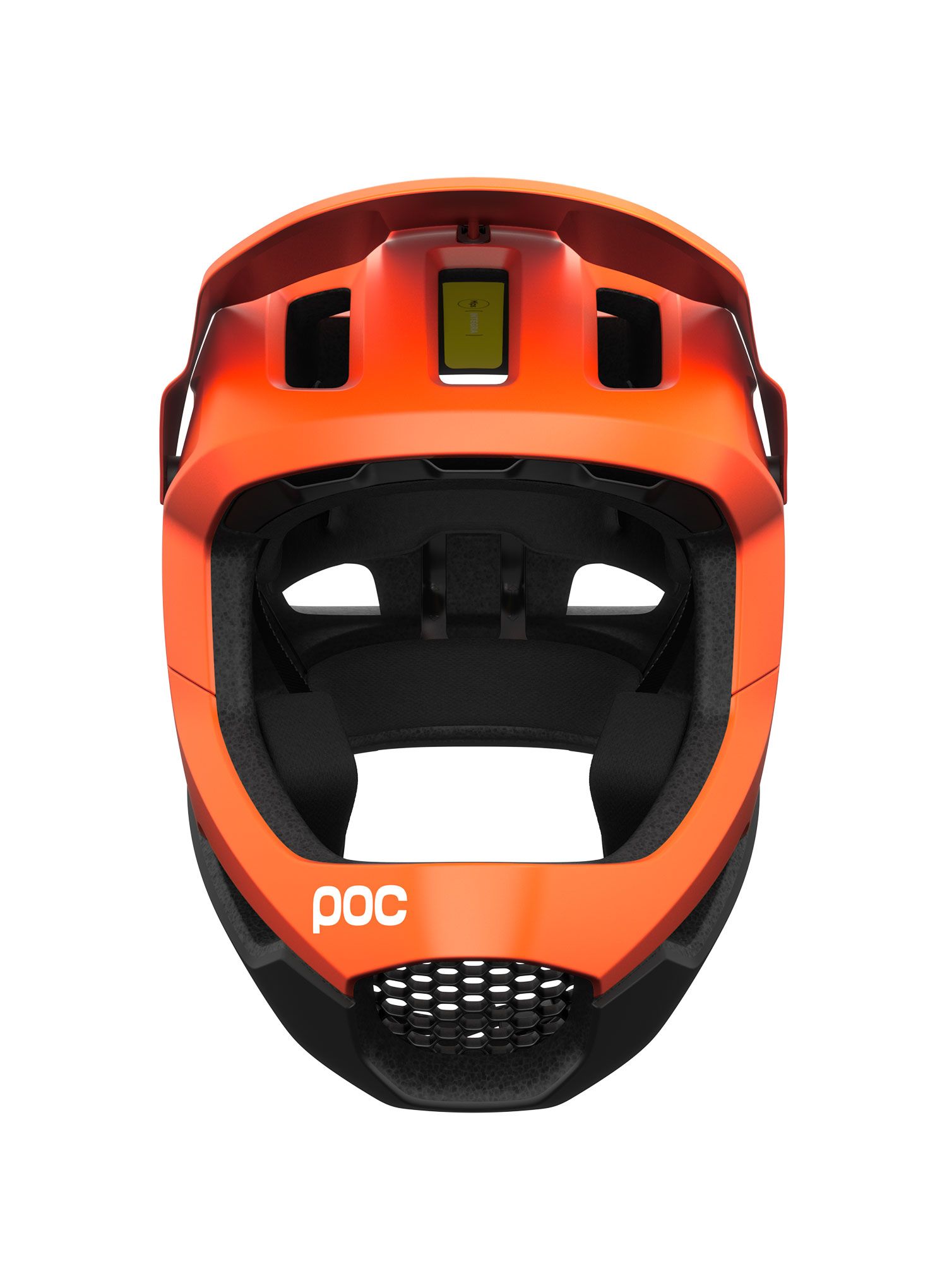 MTB čelada POC Otocon Race Mips - fluo orange/uranium black matt
