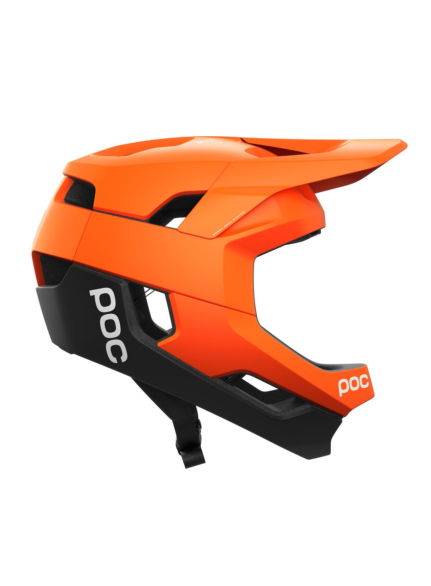 MTB čelada POC Otocon Race Mips - fluo orange/uranium black matt