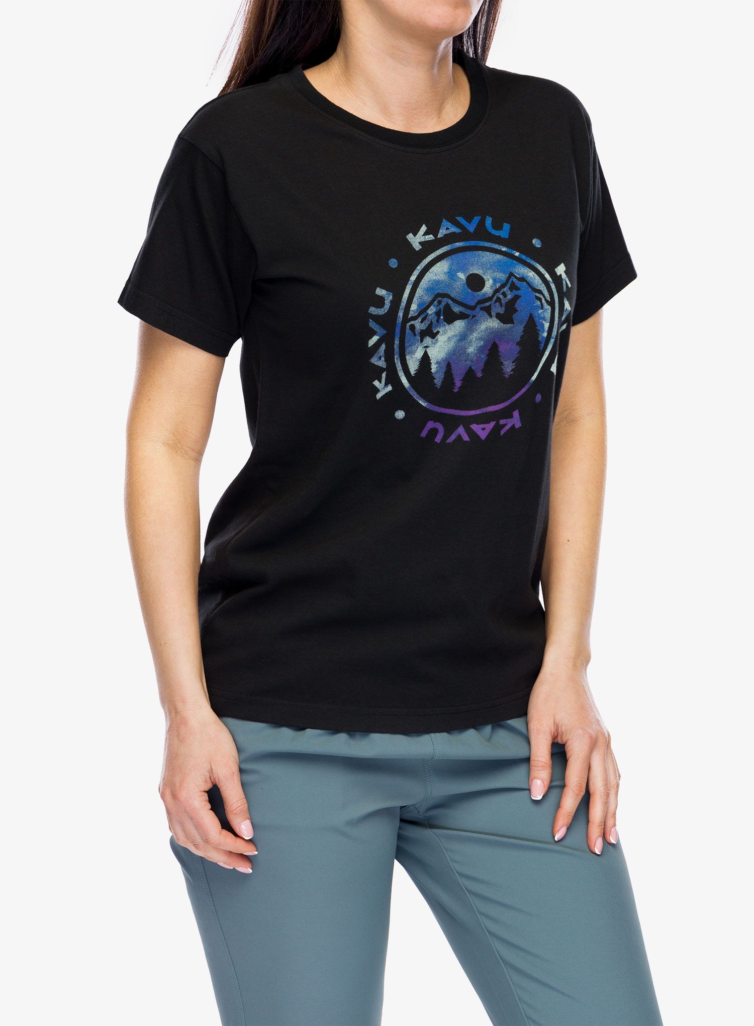 Ženska bombažna majica Kavu Forever KAVU - black