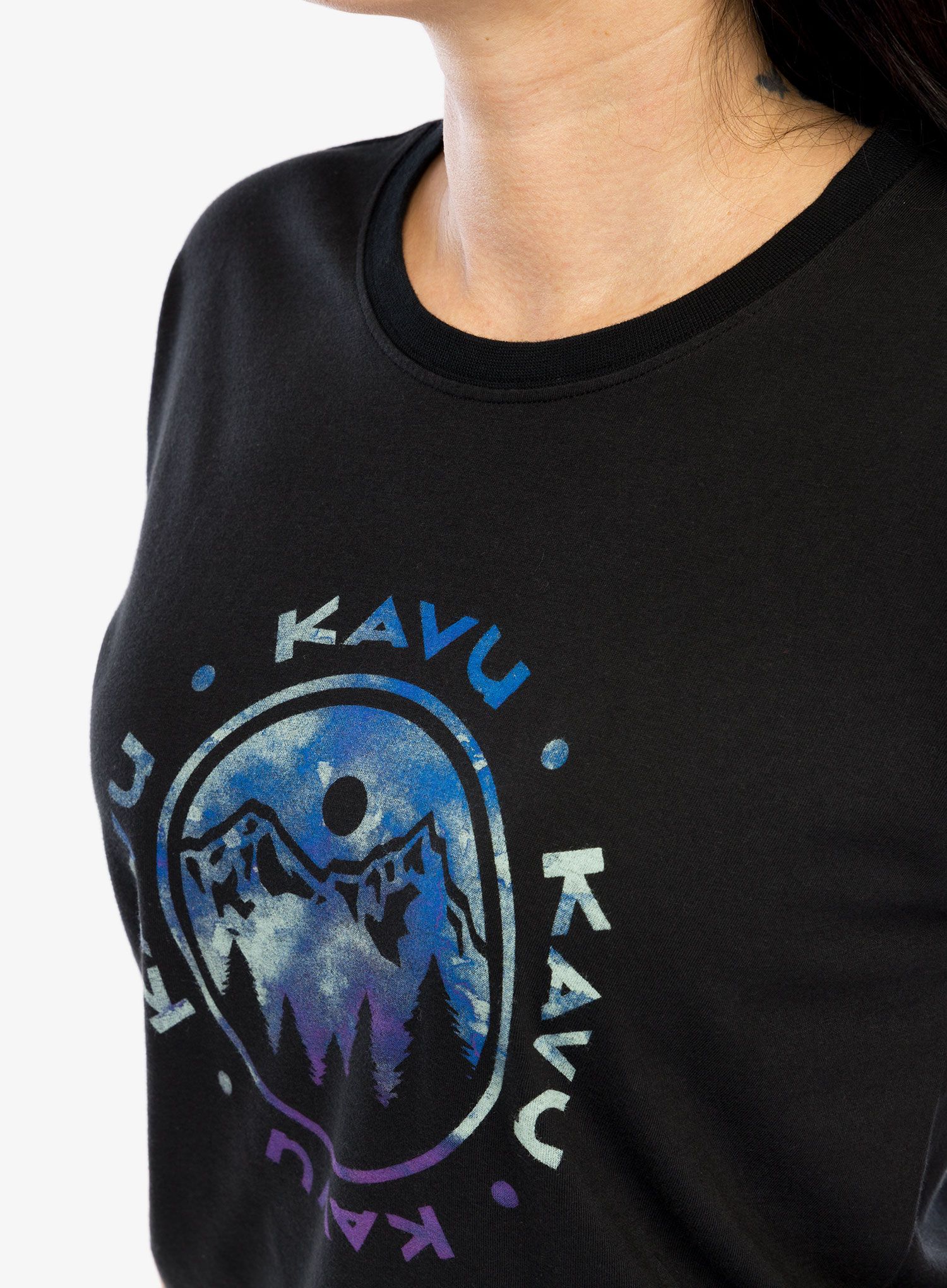Ženska bombažna majica Kavu Forever KAVU - black
