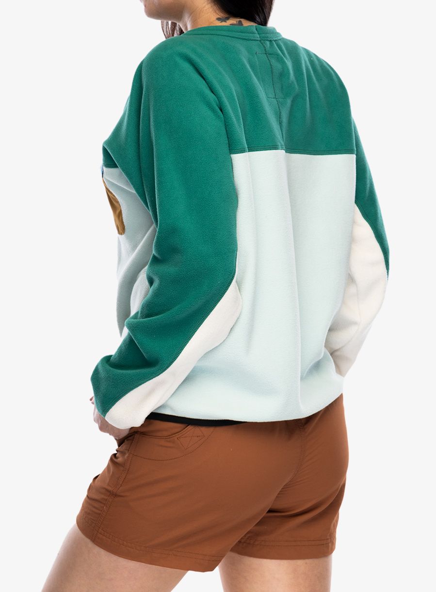 Ženski flis Kavu Kelowna - ocean mist